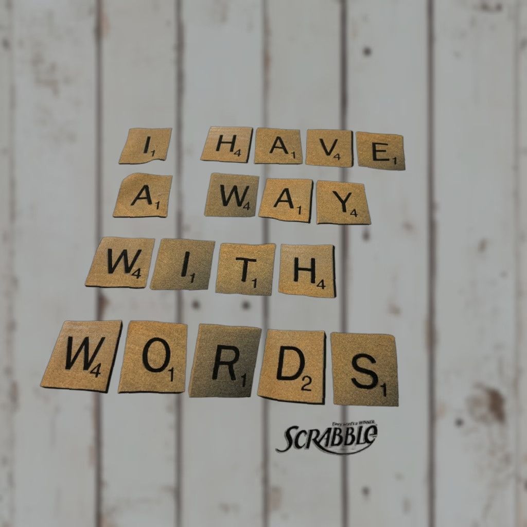 Vintage VINTAGE SCRABBLE T-Shirt Men XXL White Words & Language 80s Size US XXL / EU 58 / 5 - 1 Thumbnail