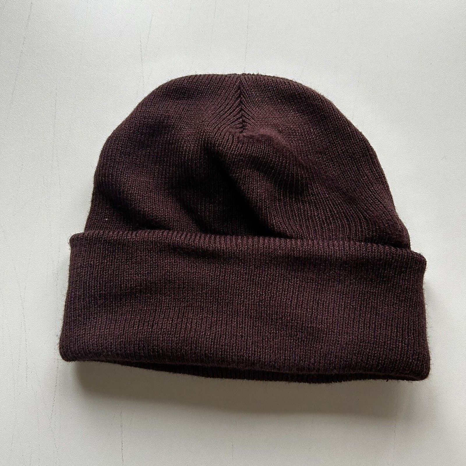 Carhartt × Vintage Vintage 2000s Carhartt Brown Beanie Hat OSFA Pre-Owned Rare Size ONE SIZE - 2 Thumbnail