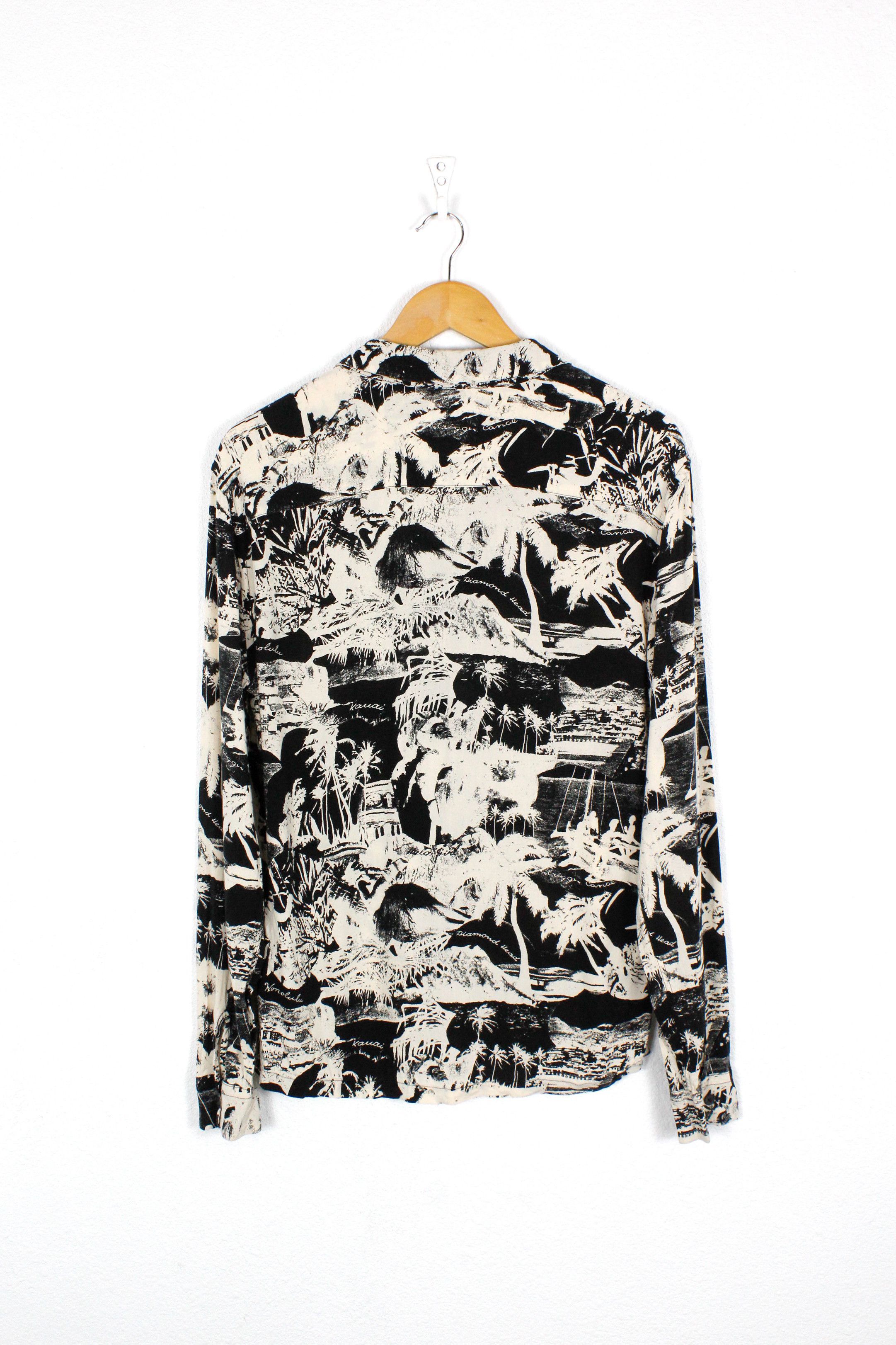 Allsaints Allsaints AWA Japanese Printed Camp Hawaiian Shirt AC Size US S / EU 44-46 / 1 - 4 Thumbnail