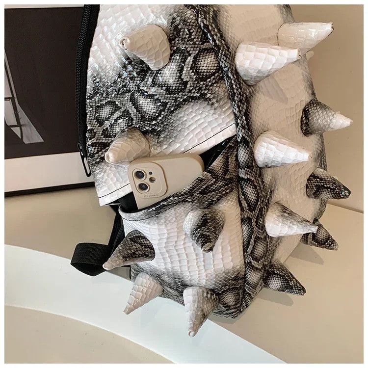 Japanese Brand Unique Design Hedgehog Backpack Size ONE SIZE - 3 Thumbnail