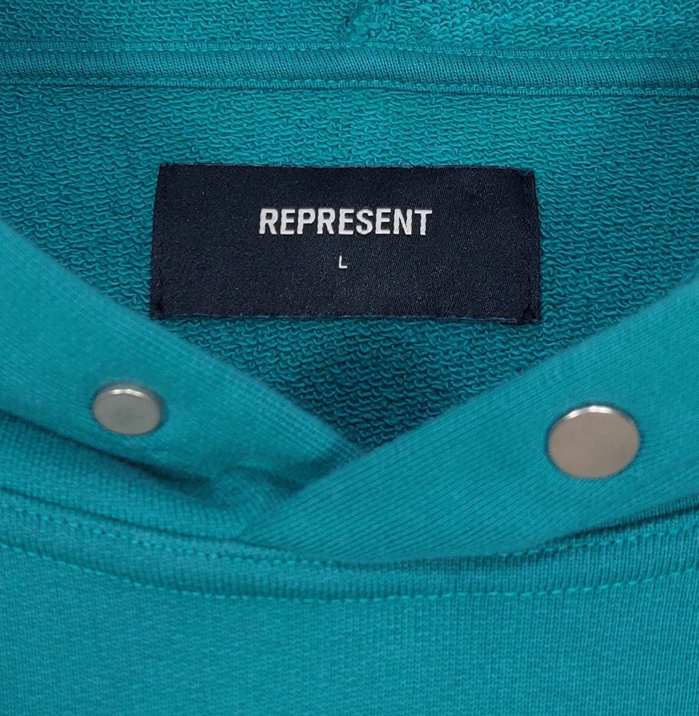 Represent Clo. patron of the club hoodie - teal green L Size US L / EU 52-54 / 3 - 3 Thumbnail