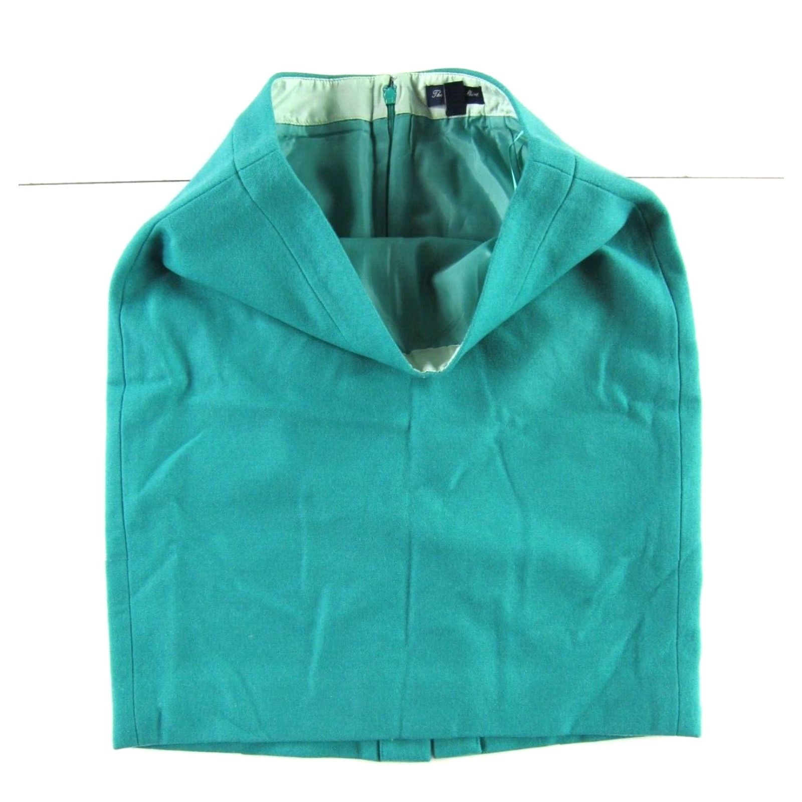 J.Crew J.Crew Wool Green Work Casual Modest Classic Straight Pencil Skirt Women 4 Size 27" / US 4 / IT 40 - 5 Thumbnail