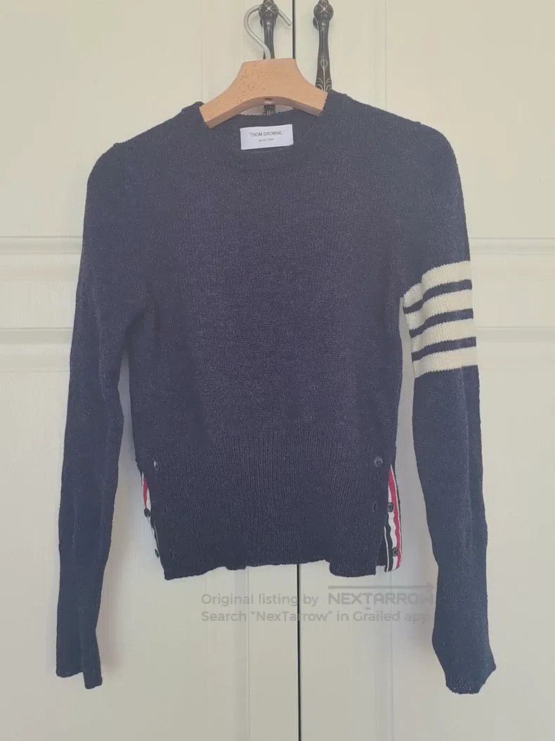 Thom Browne Thom Browne Blue Sweater Size US M / EU 48-50 / 2 - 1 Thumbnail