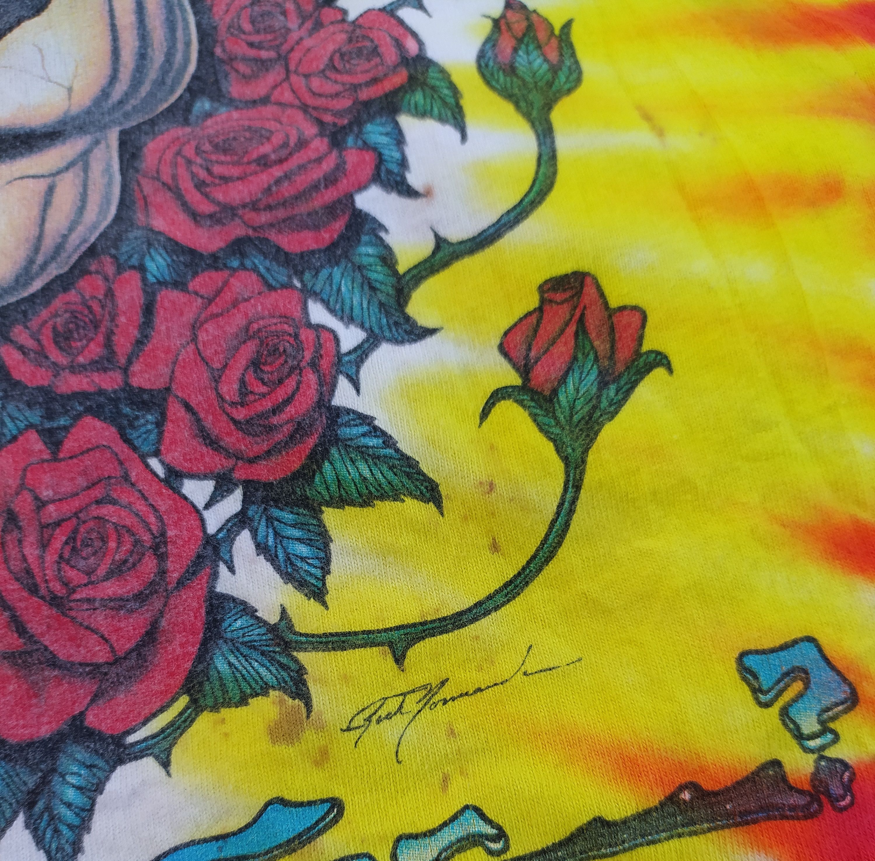 Grateful Dead × Liquid Blue × Vintage Vintage Grateful Dead Liquid Blue Tie Dye Longsleeve 90s Size US XL / EU 56 / 4 - 7 Thumbnail