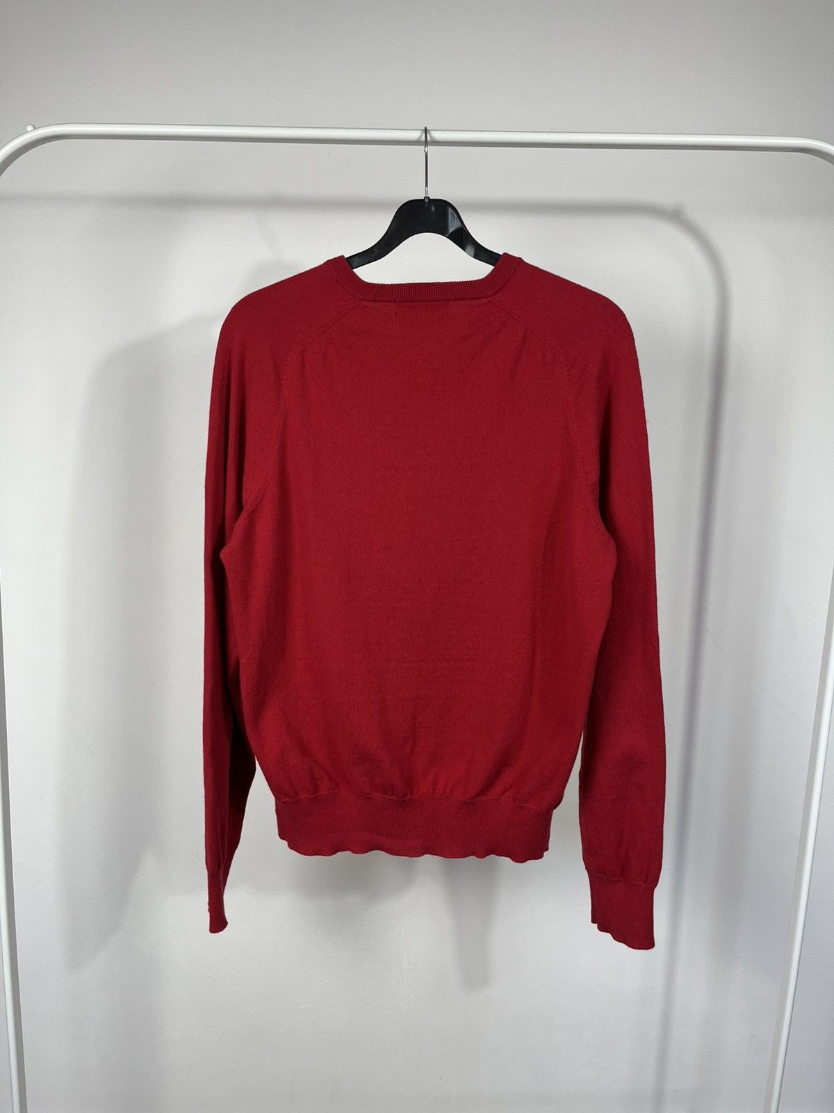 Brooks Brothers Brooks Brothers Red V Neck Cotton Cashmere Sweater Men’s L Size US L / EU 52-54 / 3 - 11 Thumbnail