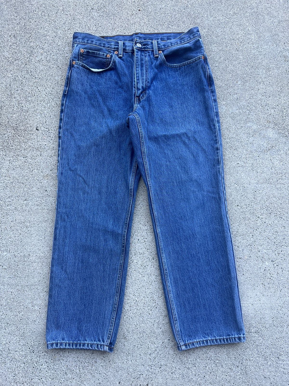 Levi's Early Y2K M. Indigo Levi’s 505 Relaxed Fit Jeans Size 34x30 Size US 34 / EU 50 - 1 Thumbnail