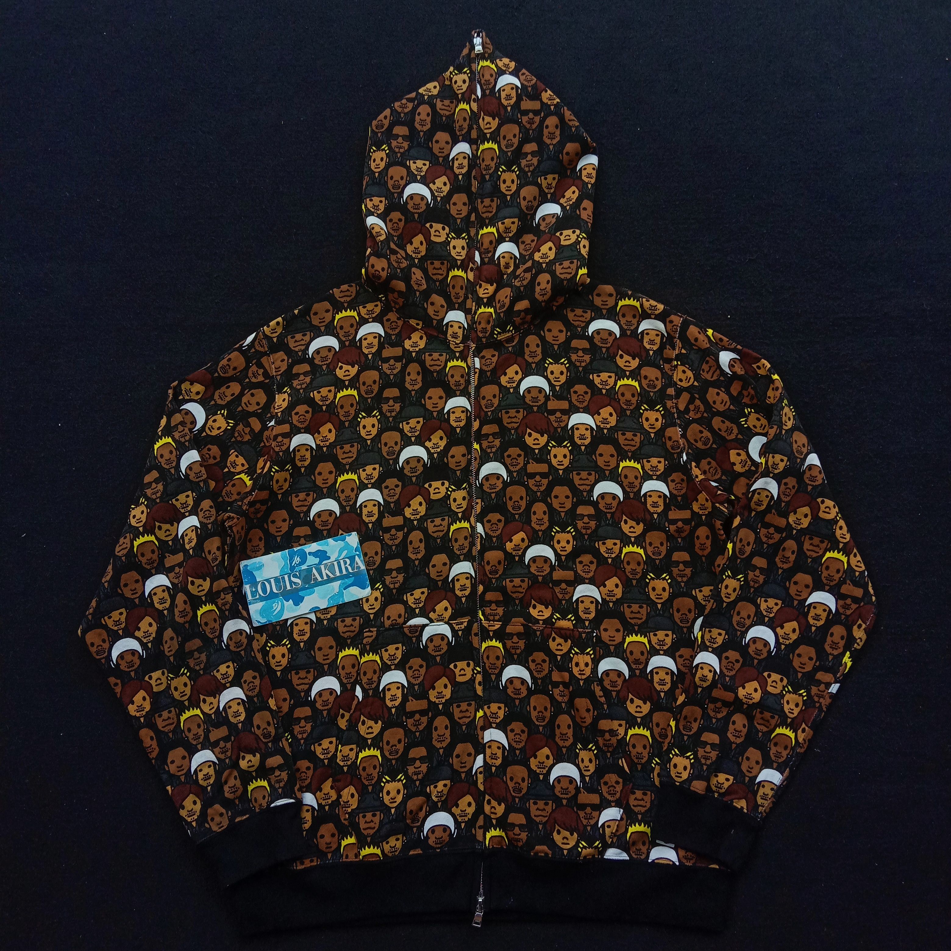 Bape 2010 Bape x Exile Id Full Zip Hoodie Size US L / EU 52-54 / 3 - 1 Thumbnail
