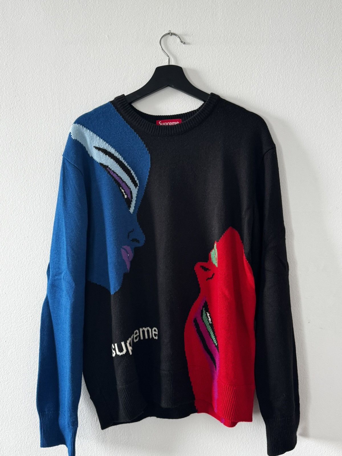 Supreme Supreme Faces Sweater | Grailed