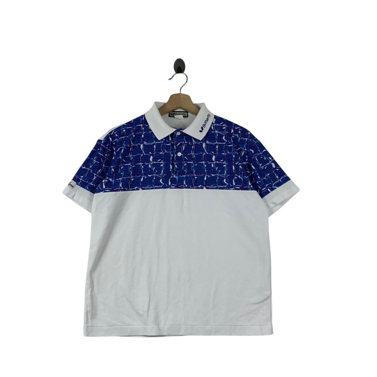 Vintage Vintage BUTTERFLY JAPAN Abstract Table Tennis Jersey Polo Size US M / EU 48-50 / 2 - 1 Thumbnail