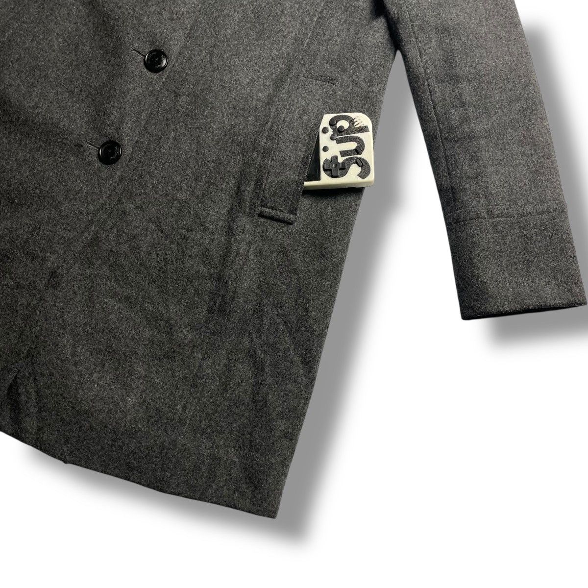 Mackintosh MACKINTOSH PHILOSOPHY BUTTON UP WOOL LONG COAT Size M / US 6-8 / IT 42-44 - 6 Thumbnail