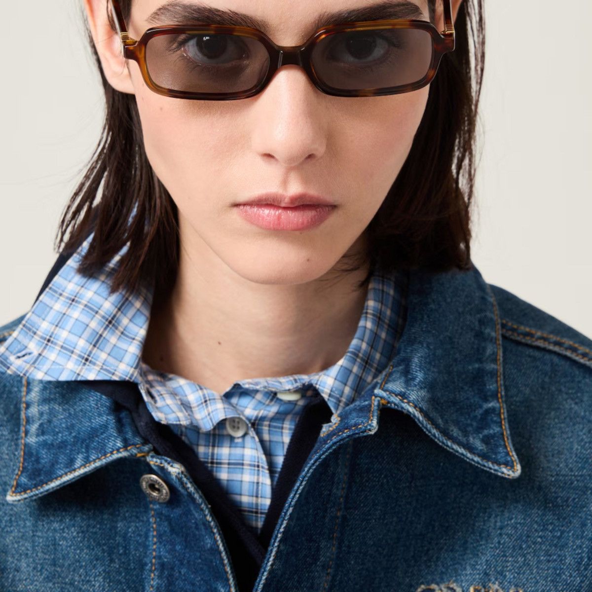 Miu Miu MIU MIU MU 14ZS 16K08Z Sunglasses | Grailed