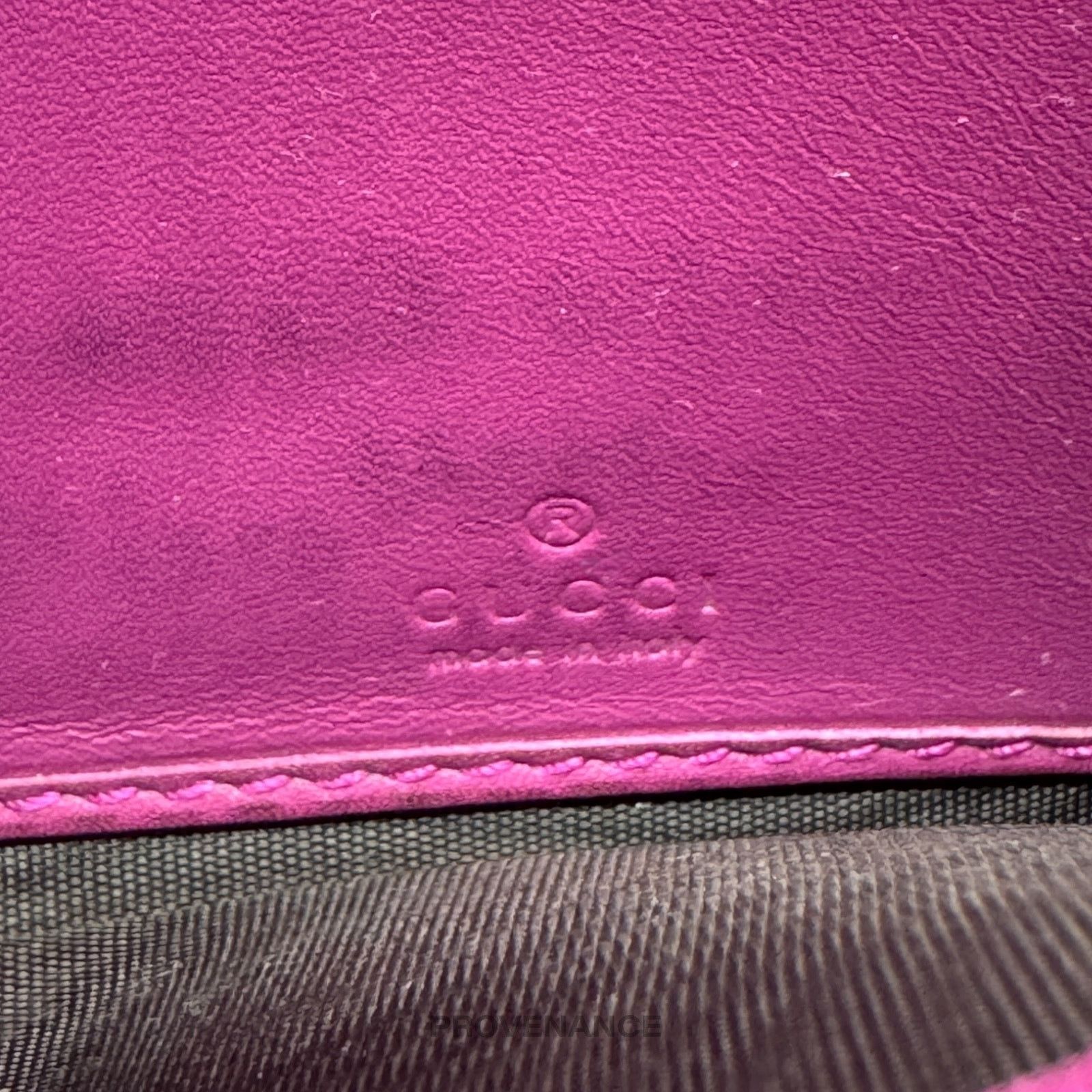 Gucci 🔴 Gucci Snap Long Wallet - GG Supreme Red Pink Size ONE SIZE - 10 Thumbnail
