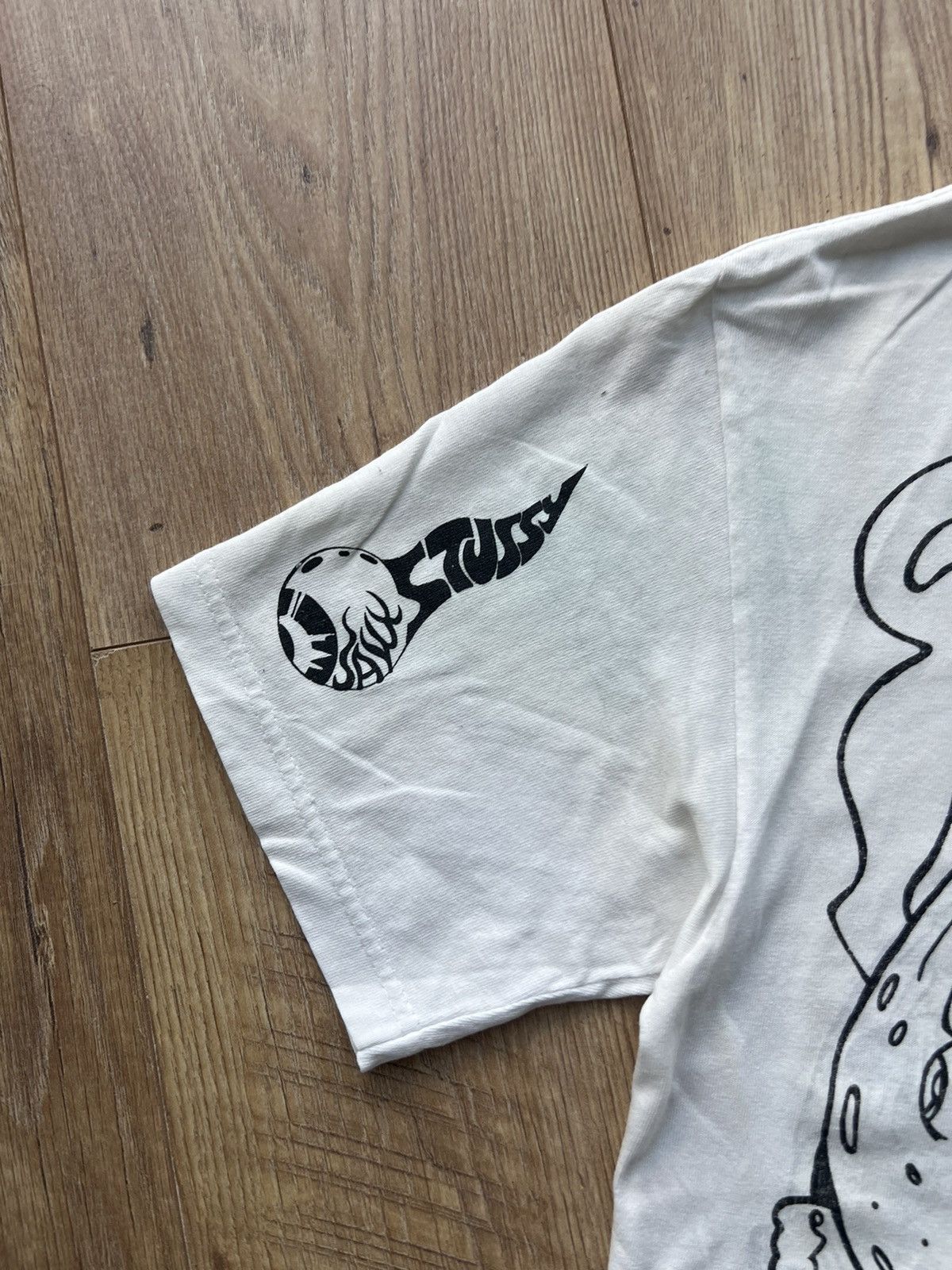 Stussy 00’s STUSSY SUPER FLY RARE VINTAGE DISTRESSED Y2K TEE Size US S / EU 44-46 / 1 - 12 Thumbnail