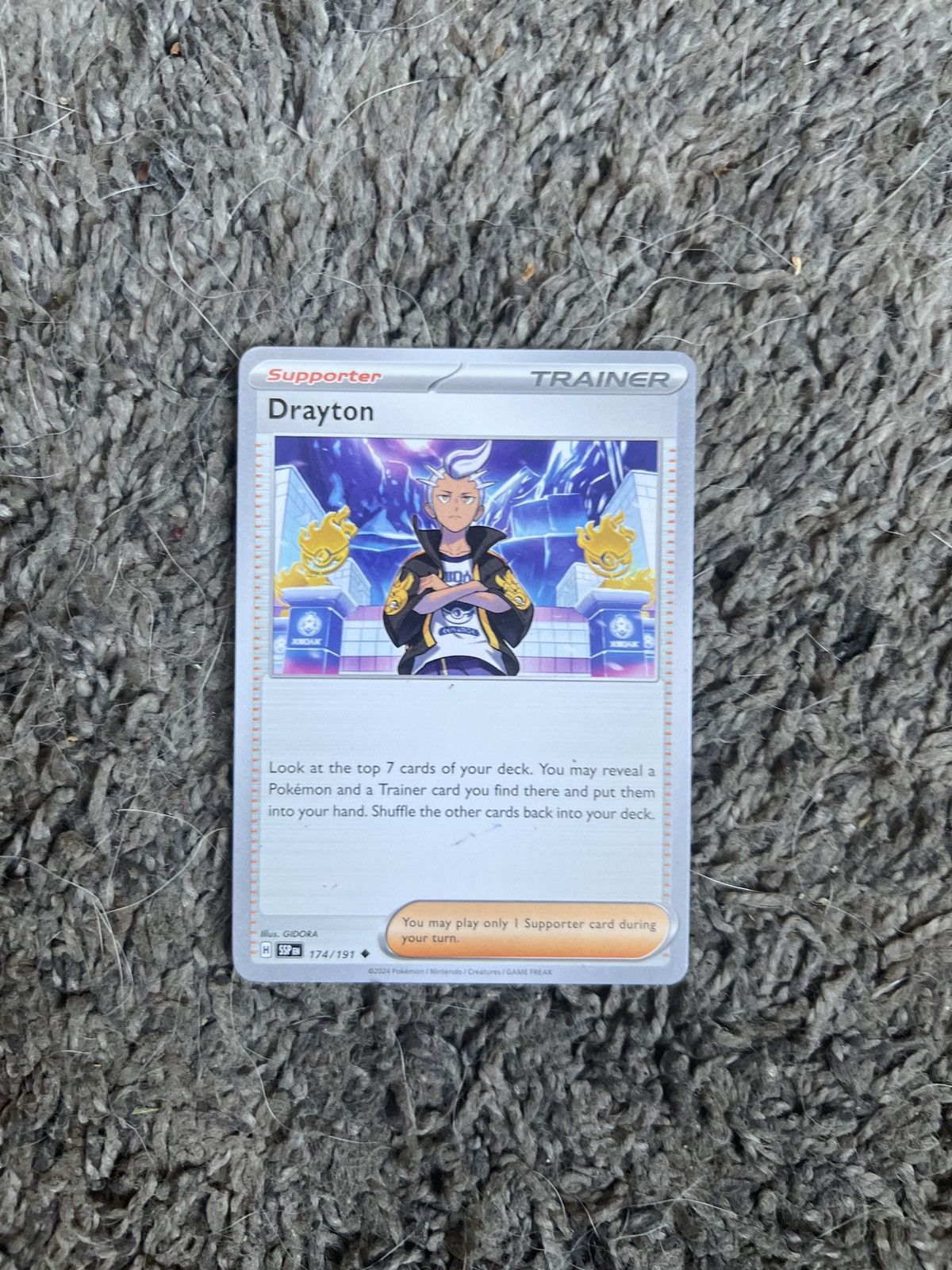 Pokemon 2024 Pokémon Drayton Card Size ONE SIZE - 1 Thumbnail