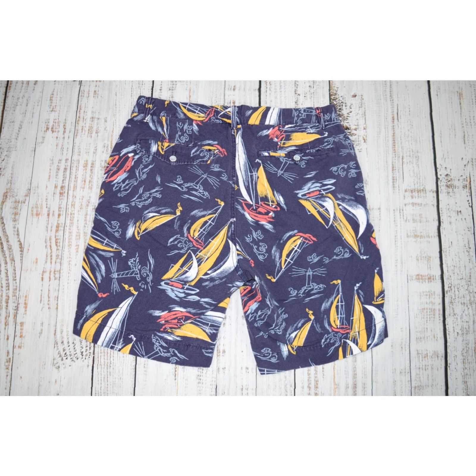 Polo Ralph Lauren POLO RALPH LAUREN Nautical Chinos 34" Waist Blue Graphic Casual Mens Size US S / EU 44-46 / 1 - 7 Thumbnail