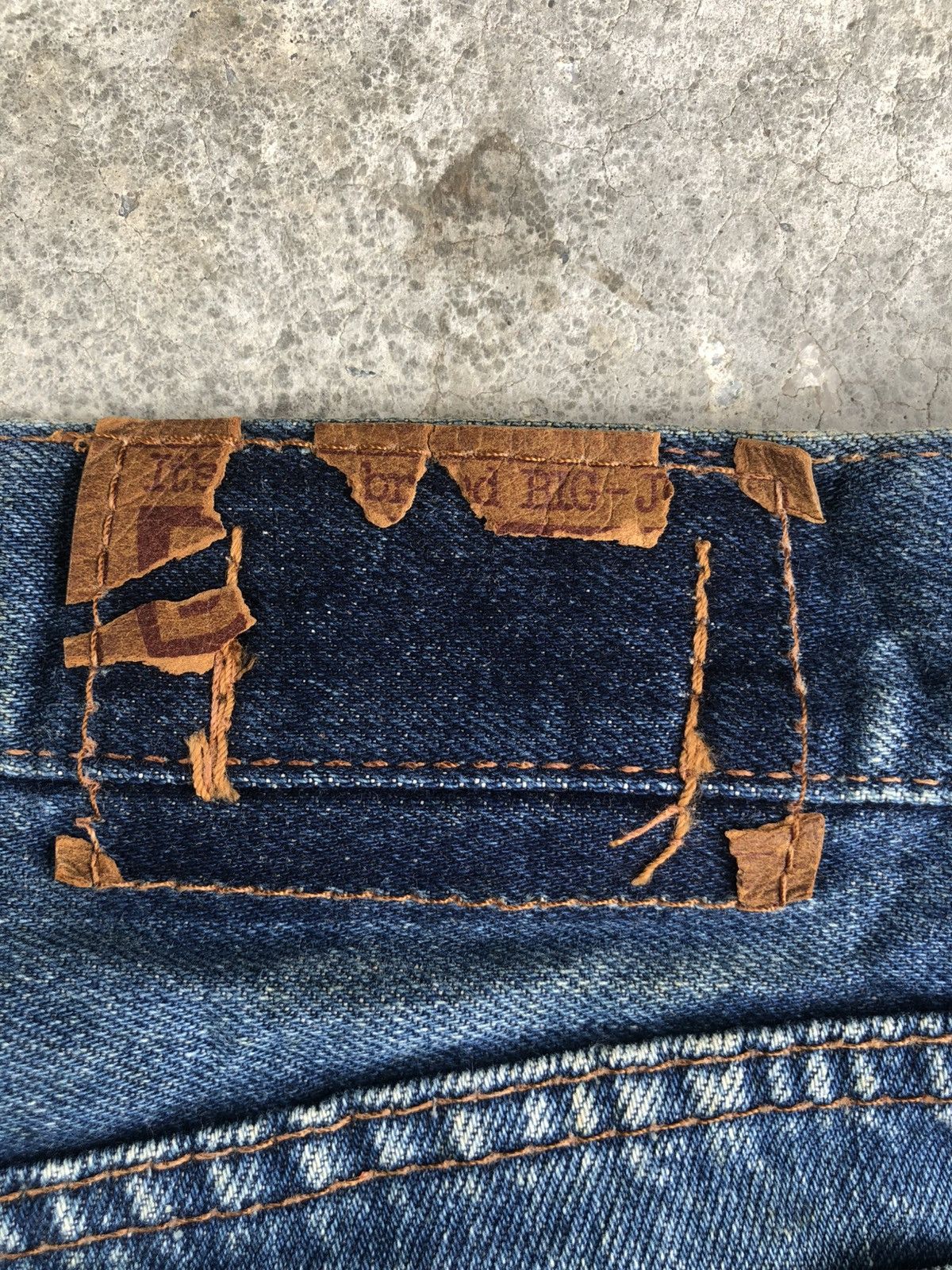 Big John Vintage Big John Distressed Jeans Straight Fit Size US 30 / EU 46 - 18 Thumbnail
