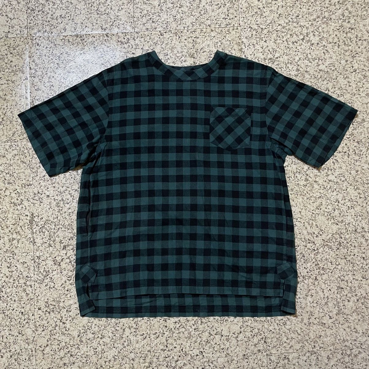 Sacai Sacai SS17 Buffalo Check Plaid Shirt w/ Shoulder Zipper RARE Size US L / EU 52-54 / 3 - 1 Thumbnail
