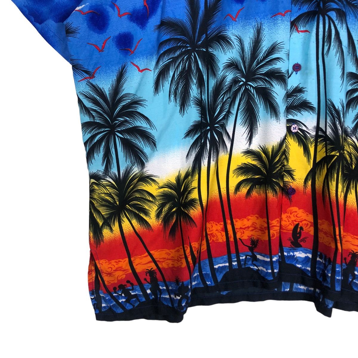 Japanese Brand Vintage Hawaii Shirt Button Over Print Rima Toyo Enterprise Size US XXL / EU 58 / 5 - 4 Thumbnail