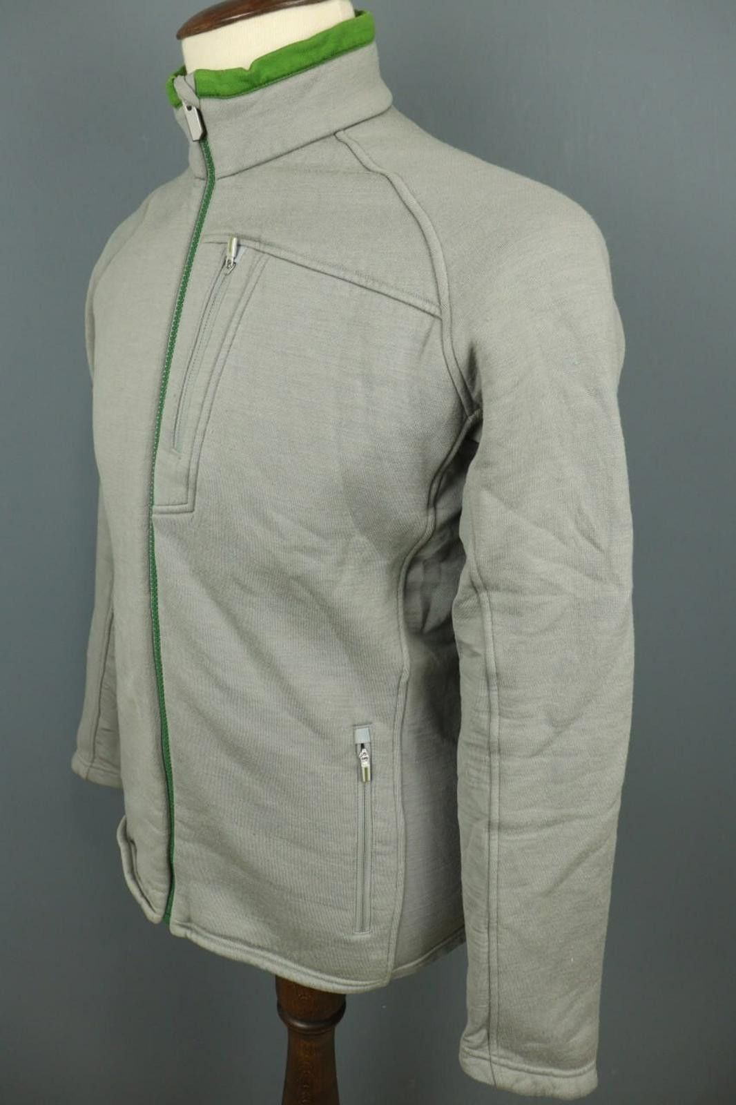 Icebreaker Icebreaker Gray Merino Wool Fleece Track Jacket Size M Size US M / EU 48-50 / 2 - 7 Thumbnail