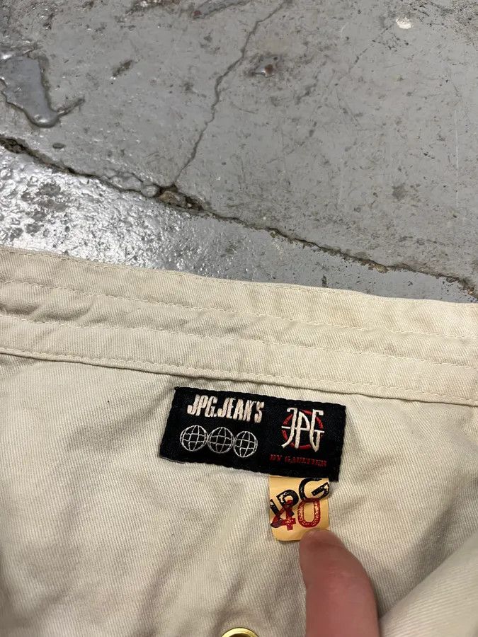 Jean Paul Gaultier AW2003 Jean Paul Gaultier Bondage Beige Cargo Parachute Pants Size US 39 - 16 Thumbnail