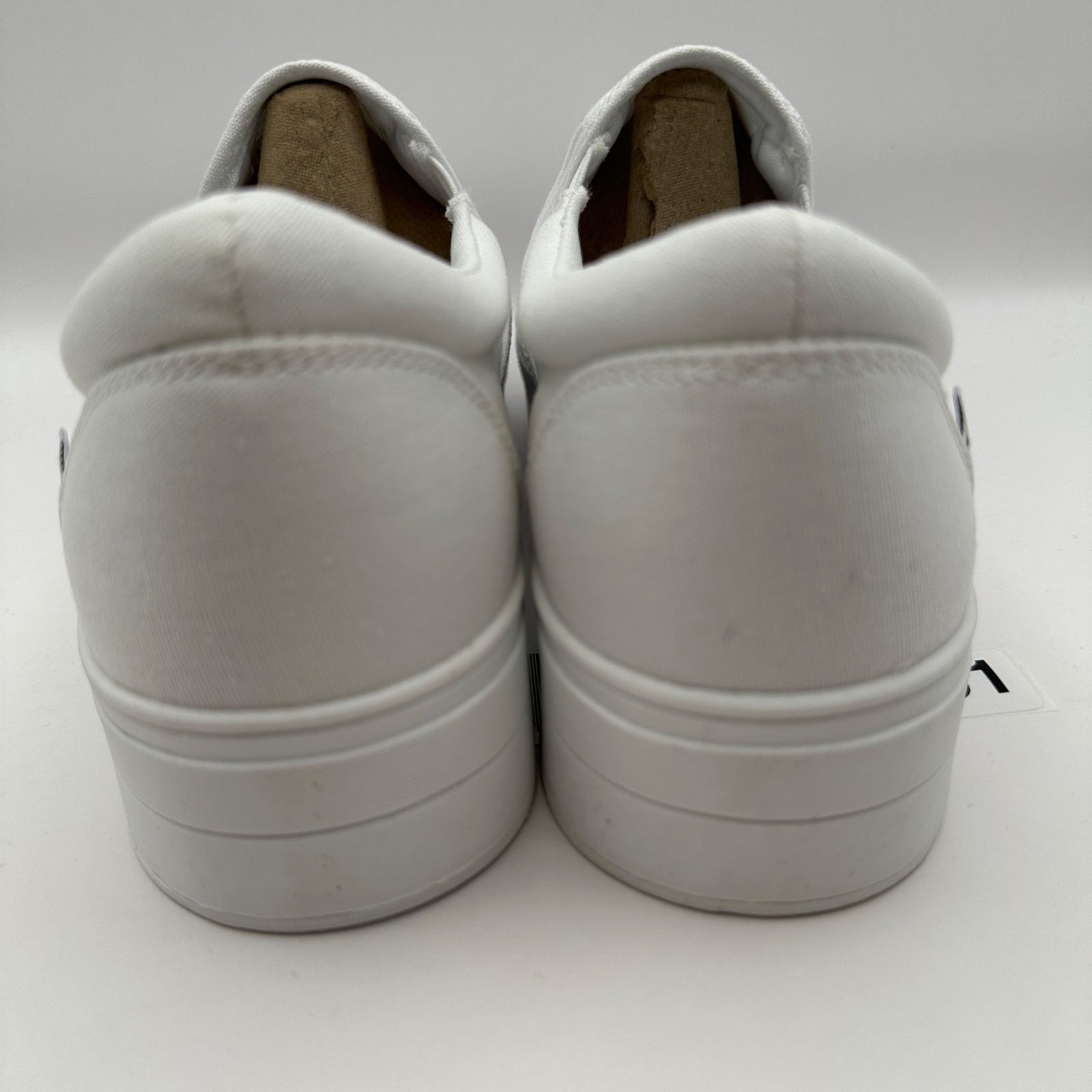 Hurley HURLEY Women's 9 Slip On Platform Triple White Canvas Size US 9 / IT 39 - 4 Thumbnail