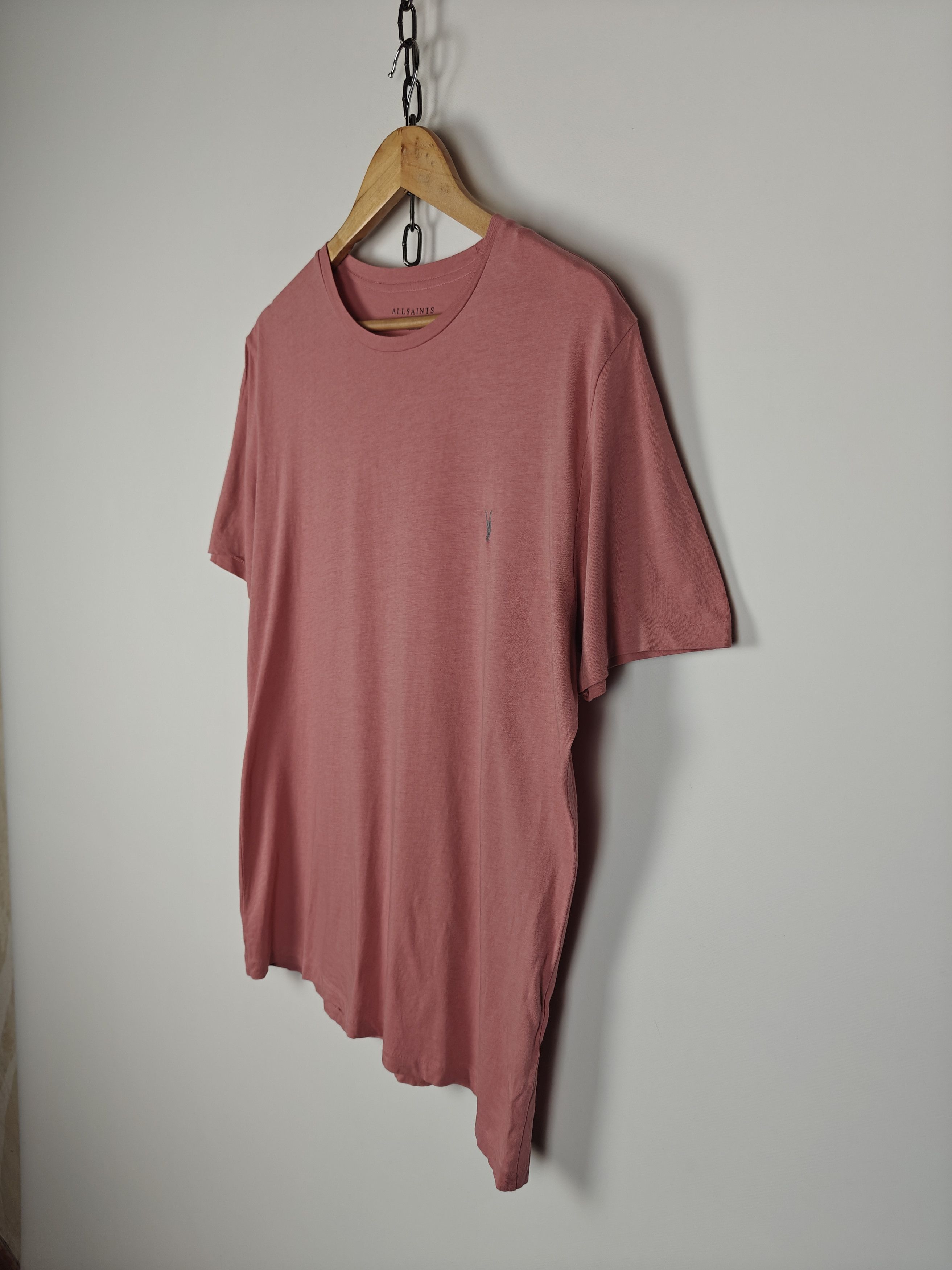 Allsaints Allsaints Tonic Crew T-Shirt Pink Peach Tee size L Size US L / EU 52-54 / 3 - 6 Thumbnail