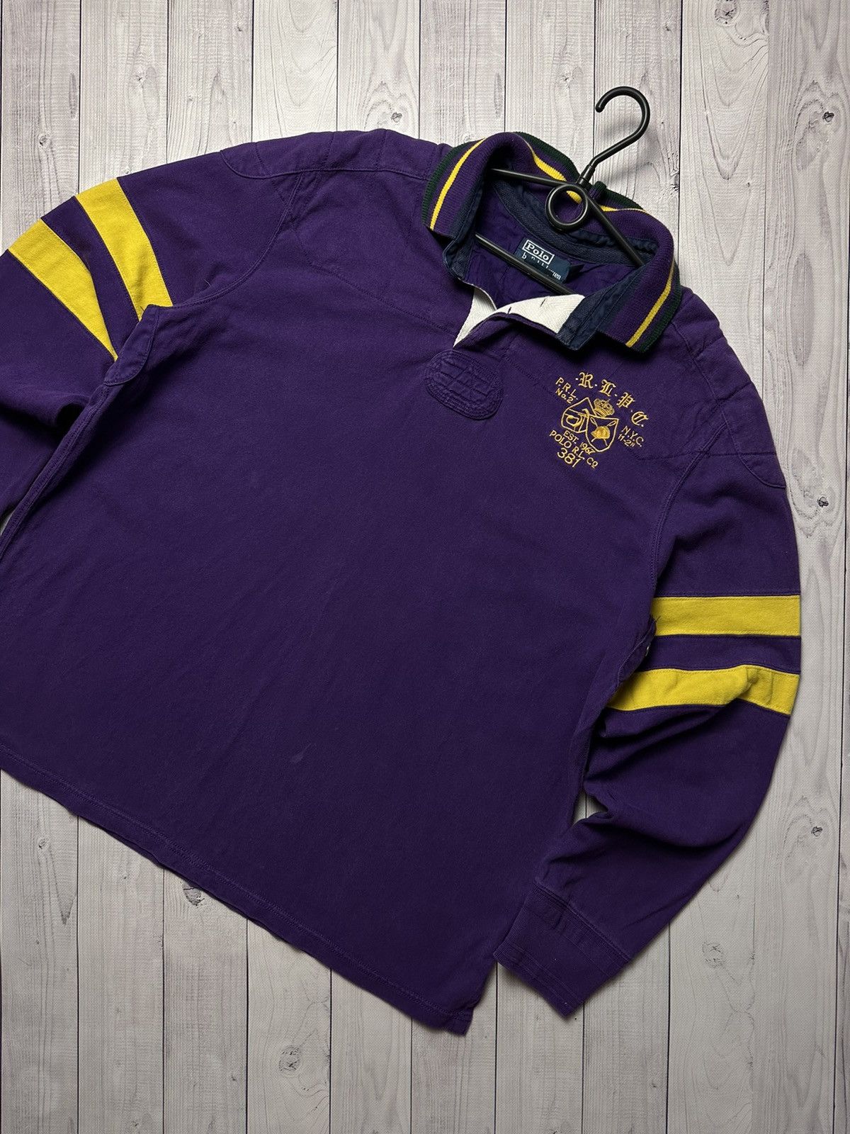 Ralph Lauren Vintage polo Ralph Lauren size XXL logo rare purple Size US XXL / EU 58 / 5 - 3 Thumbnail