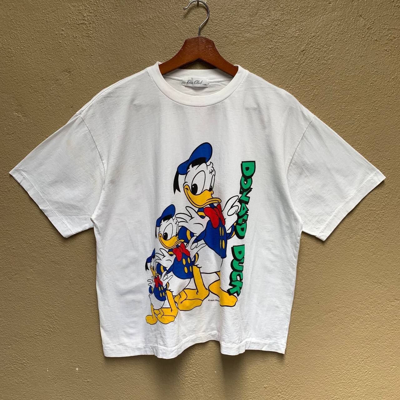 Disney × Vintage Vintage 90s Donald Duck Tshirt Size US M / EU 48-50 / 2 - 1 Thumbnail