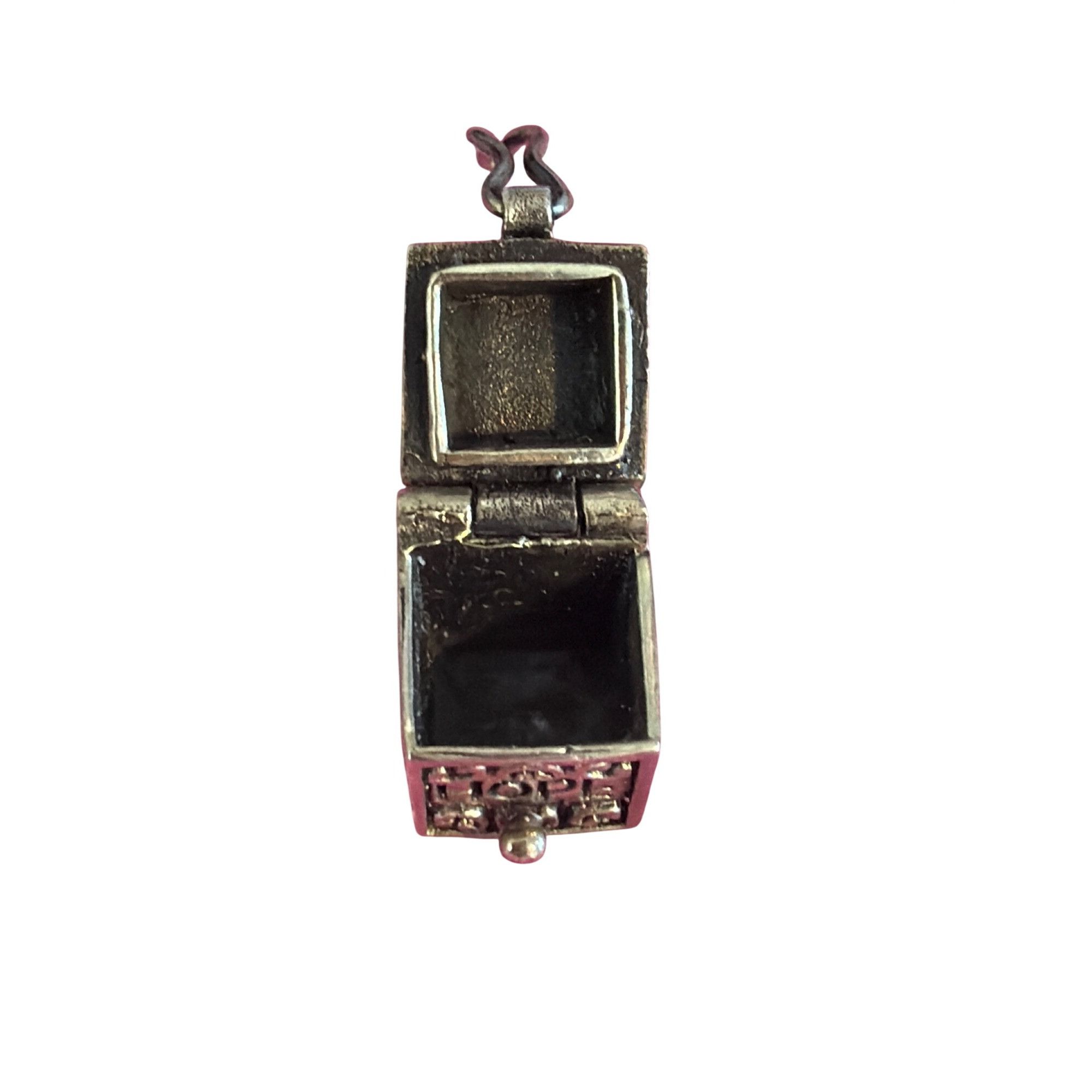 Other Sterling Silver 925 Faith Hope Love Prayer Box Charm Pendant Size ONE SIZE - 4 Thumbnail