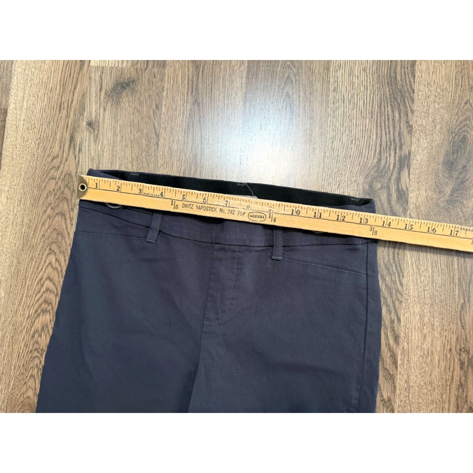 Vintage Maurices Pants Women's XS Gray Straight Leg Pull On Mid Rise Pants Size 26" / US 2 / IT 38 - 7 Thumbnail