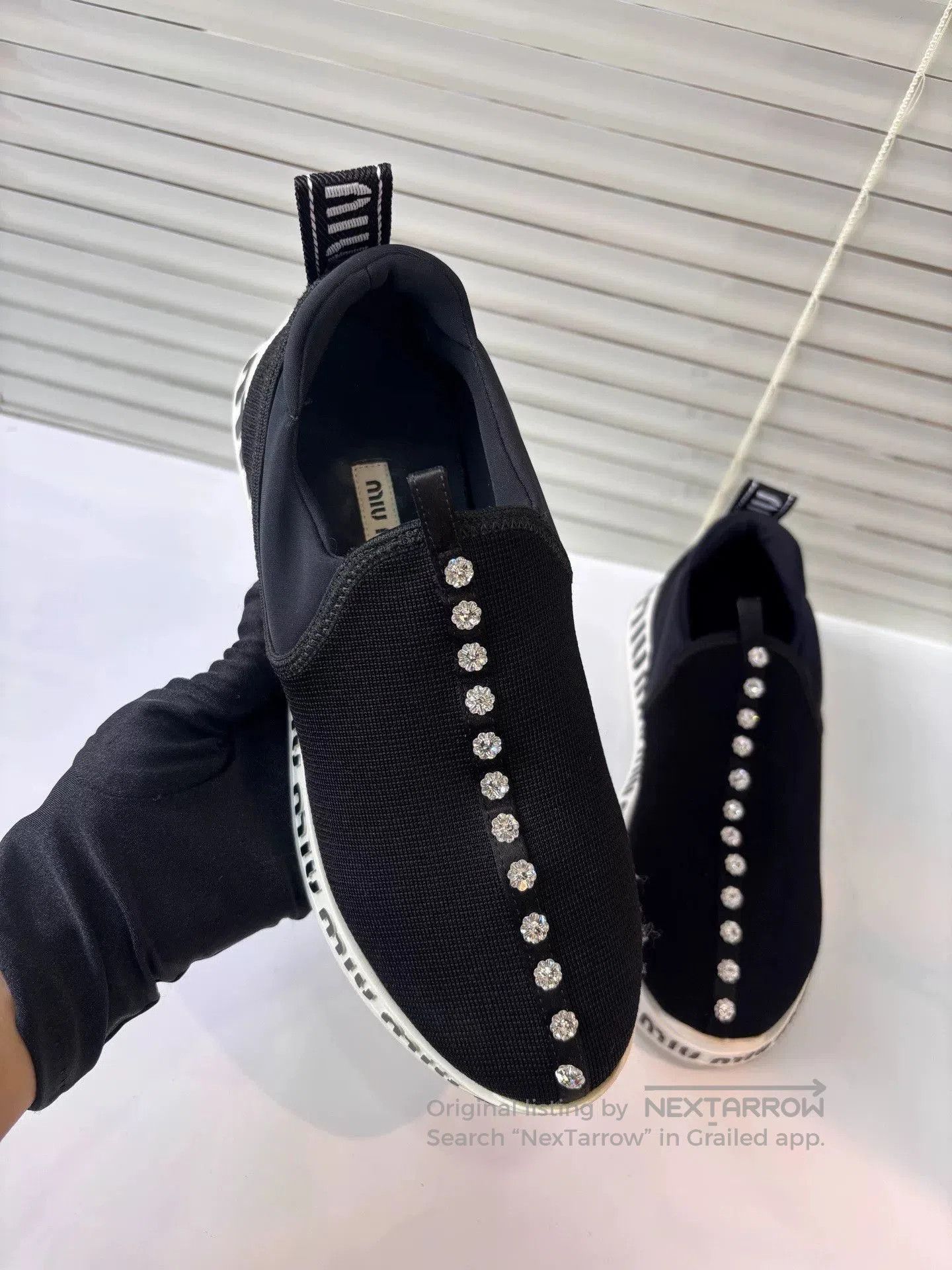 Miu Miu Miu Miu Black Diamond Casual Shoes. Size US 5.5 / IT 35.5 - 6 Thumbnail
