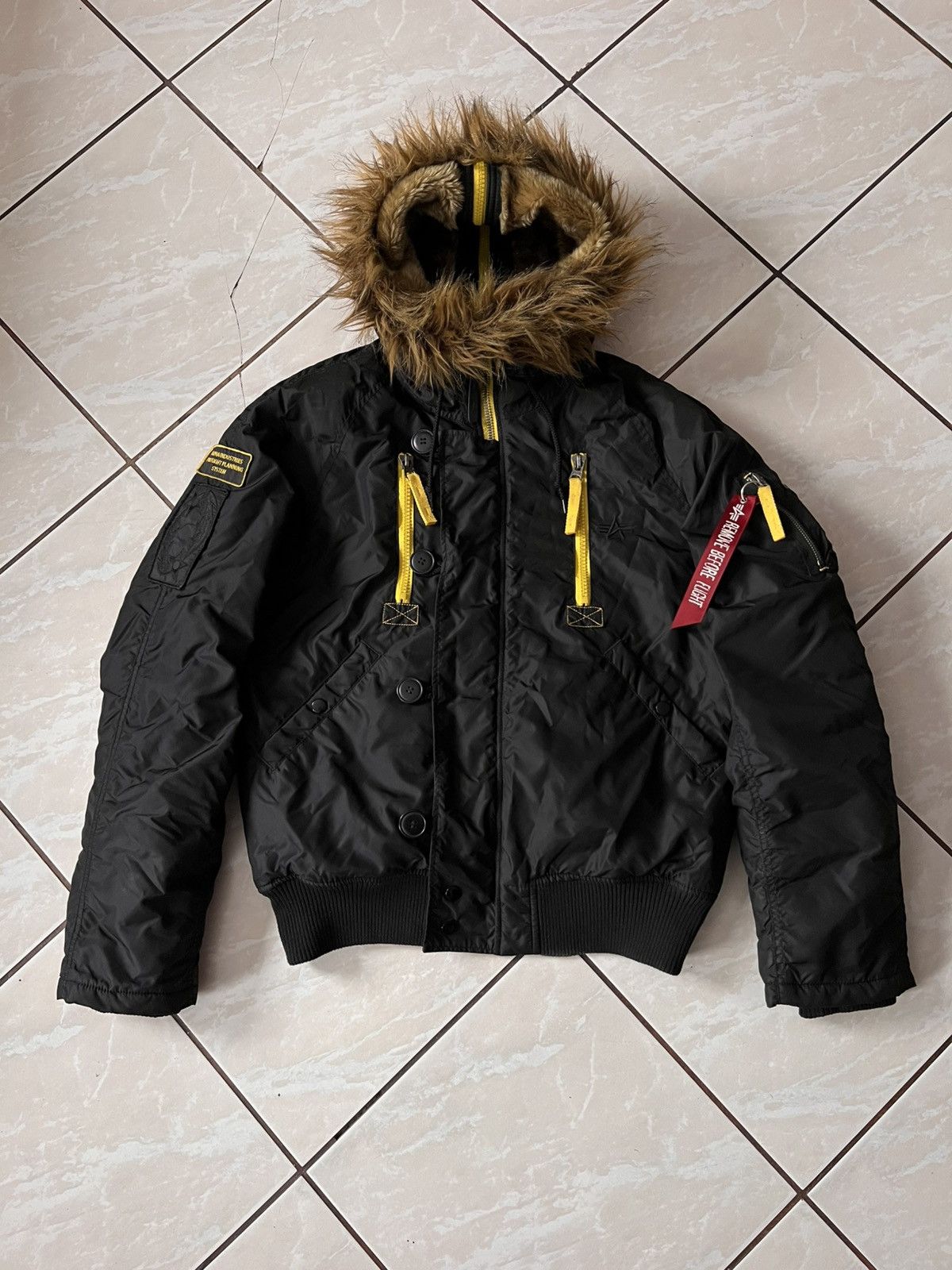 Alpha Industries × Vintage Alpha Industries N2b Faux Fur Attached