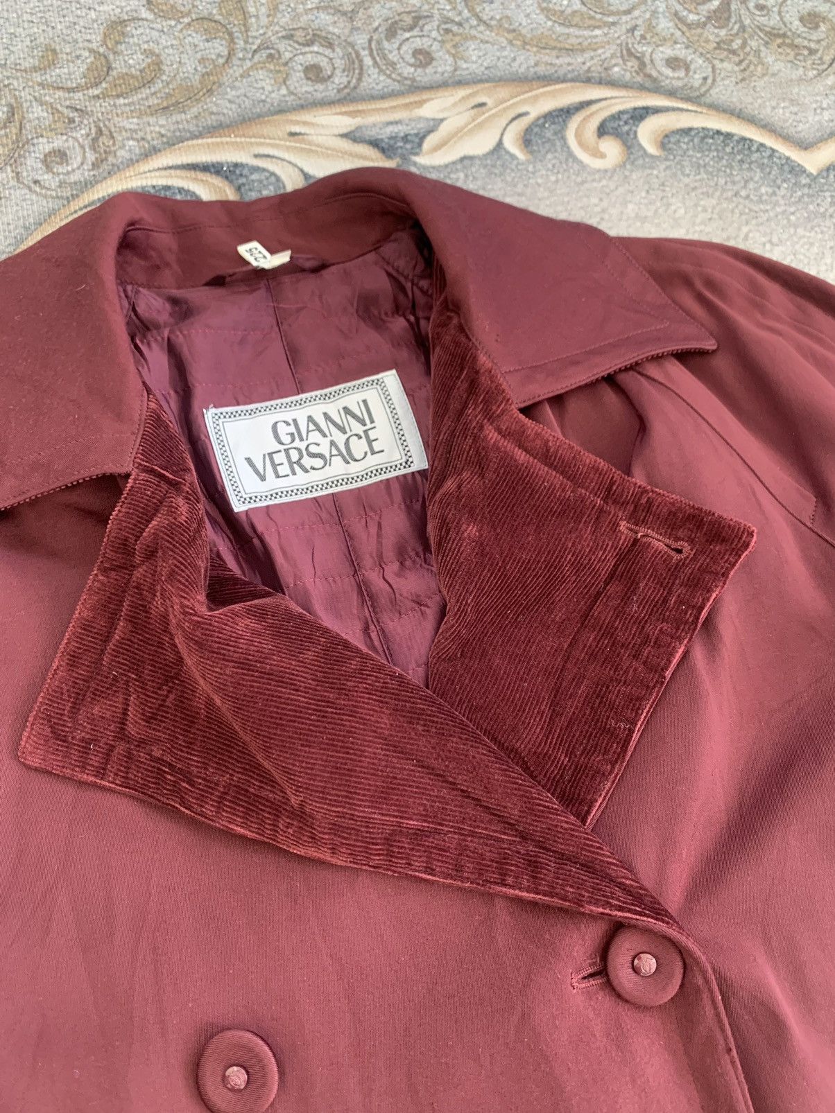 Versace Gianni Versace Double Breast Style Long Coat Size M / US 6-8 / IT 42-44 - 8 Thumbnail