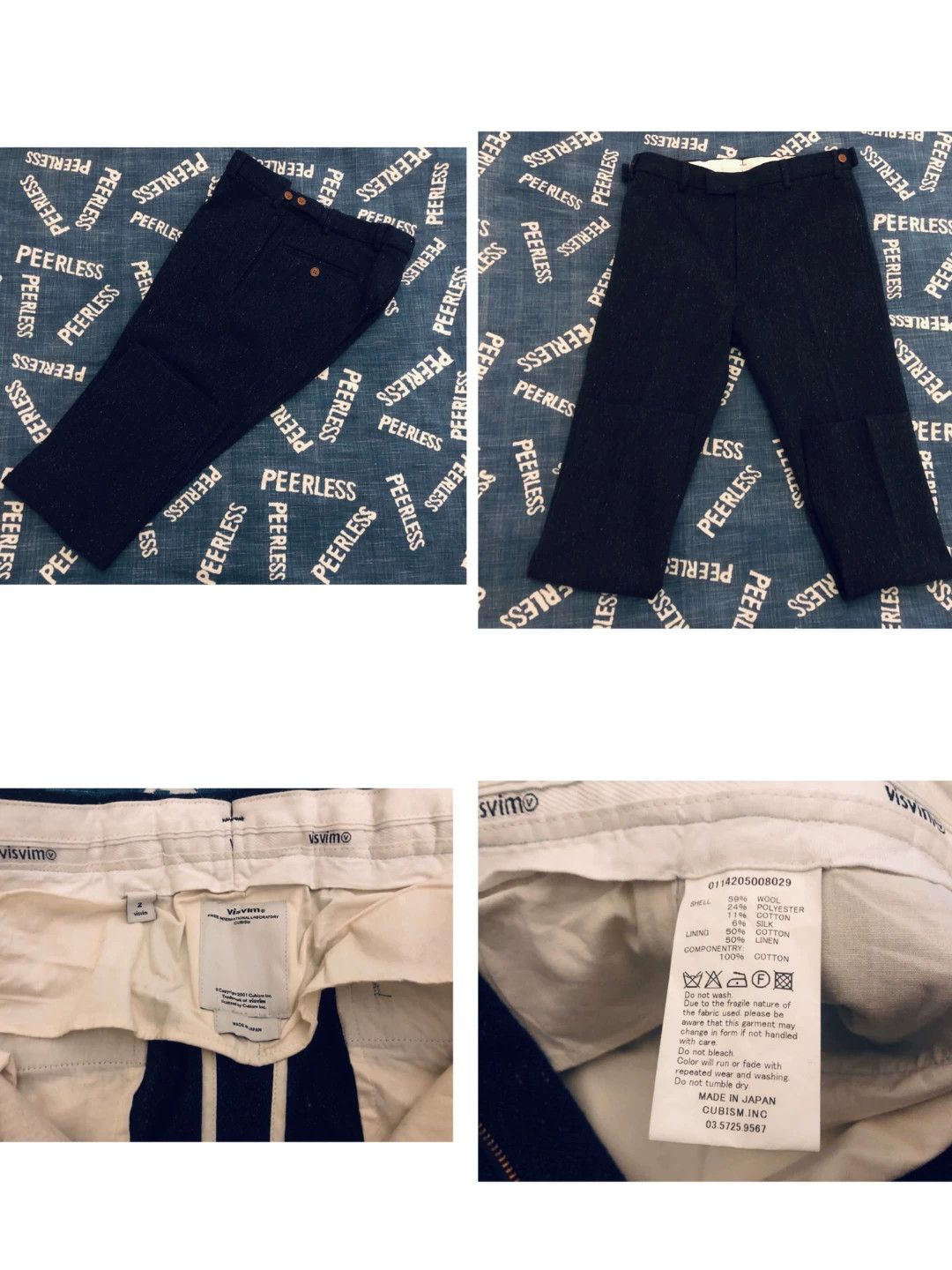 Visvim Visvim 14AW Cornell Slacks Melange Wool Size US 32 / EU 48 - 1 Thumbnail
