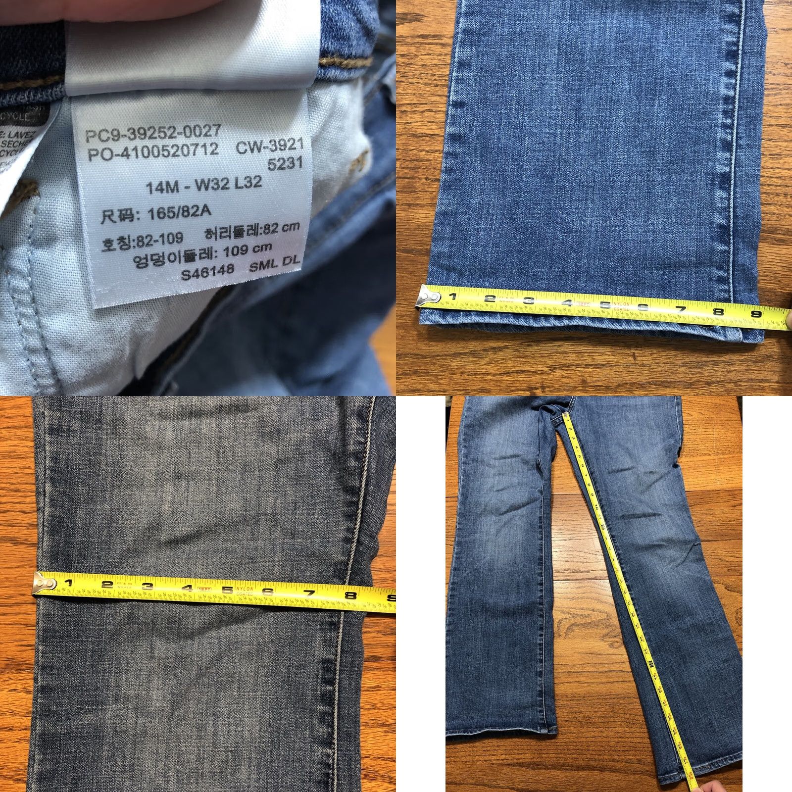 Levi's Levi's Jeans Womens Tag 14 x 32 Inseam Bootcut Medium Blue Denim Classic Size 36" / US 14 / IT 50 - 8 Thumbnail