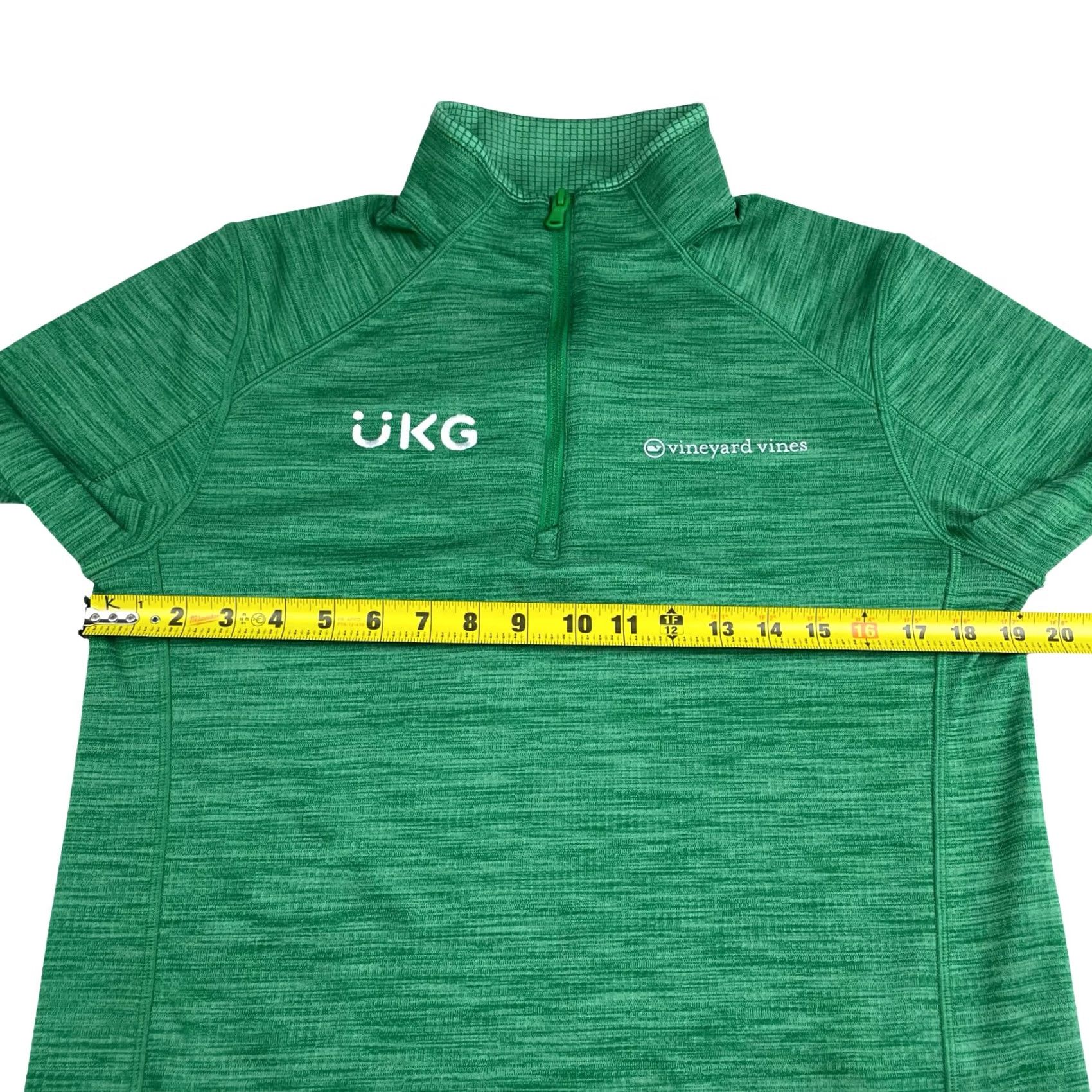 Vineyard Vines Vineyard Vines PGA Tour Issued UKG 1/4 Zip Pullover Green Small Men’s Mock Neck Thermal Lined Golf Activewear Size US S / EU 44-46 / 1 - 8 Thumbnail