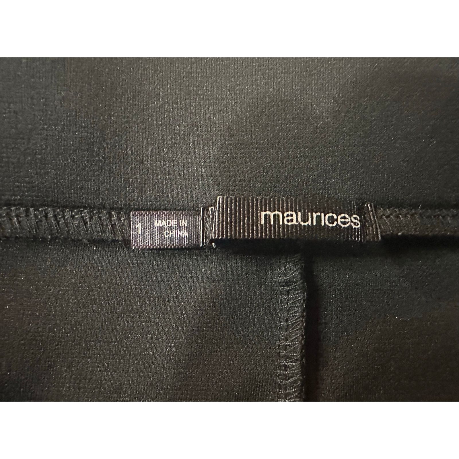 Other Maurices Simple Black Skirt, Size 16/18 Size XXL / US 16-18 / IT 52-54 - 2 Thumbnail