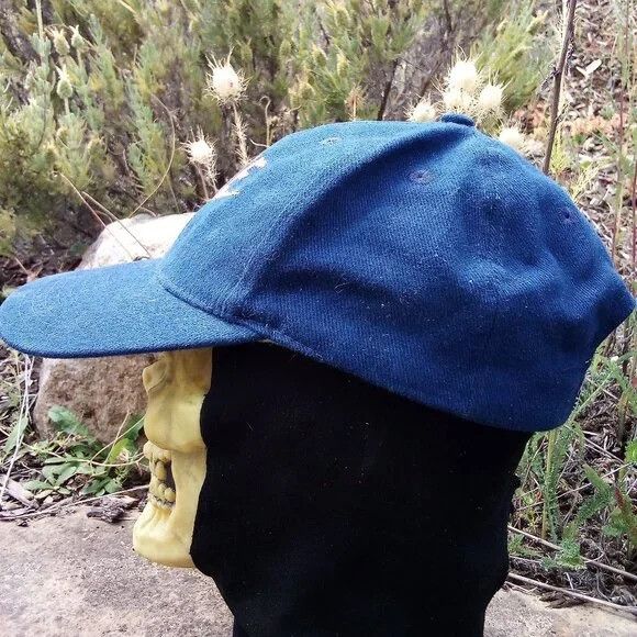 Nike × Vintage Vintage 90s Nike Logo Snap Back Hat Cap Size ONE SIZE - 3 Thumbnail