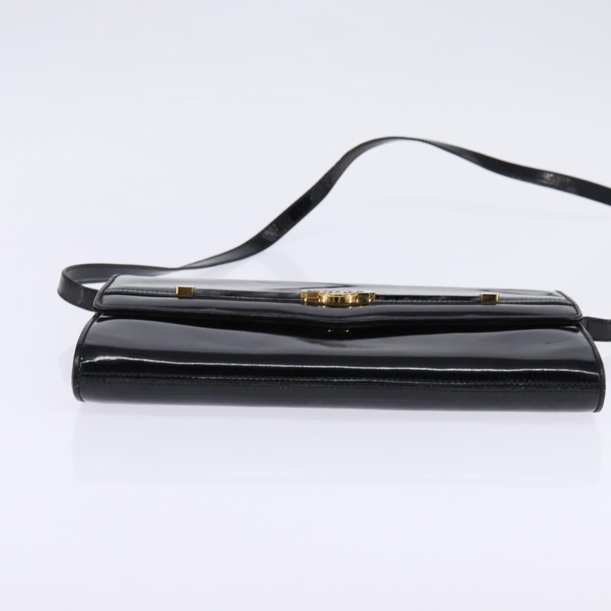 Gucci GUCCI Shoulder Bag Enamel Black Gold Size ONE SIZE - 9 Thumbnail