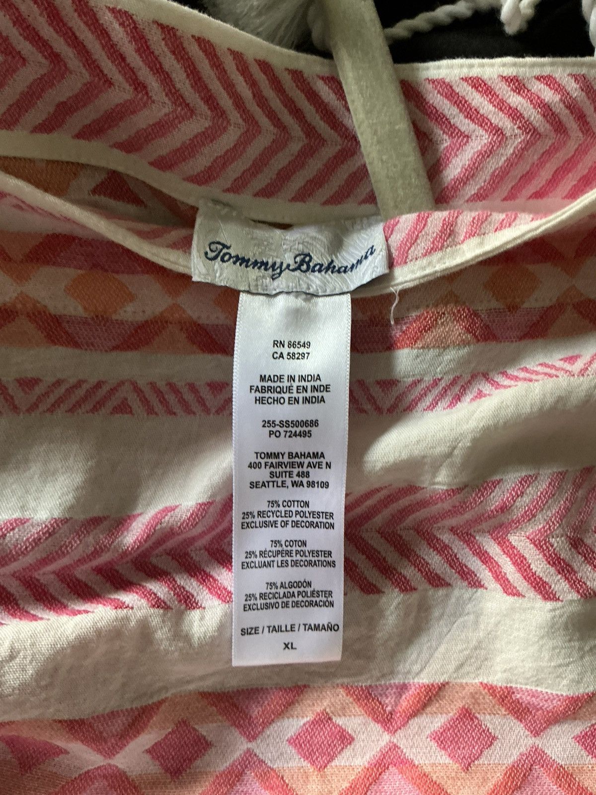 Tommy Bahama Geo jacquard midi coverup dress Size XL / US 12-14 / IT 48-50 - 9 Thumbnail