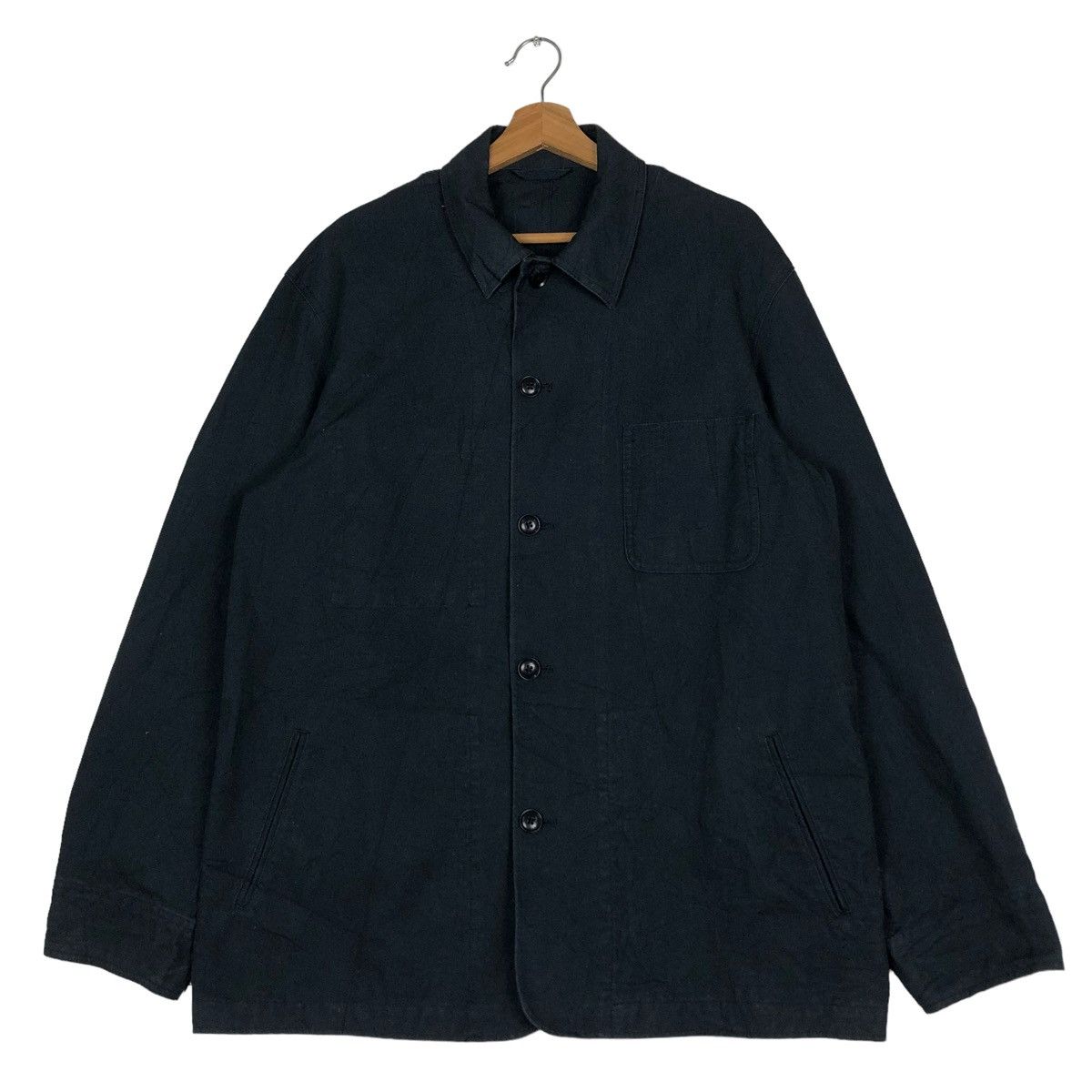 Japanese Brand 🔥VINTAGE CHORE WORK JACKET DOUBLE BREAST ISSEY MIYAKE Size US M / EU 48-50 / 2 - 1 Thumbnail