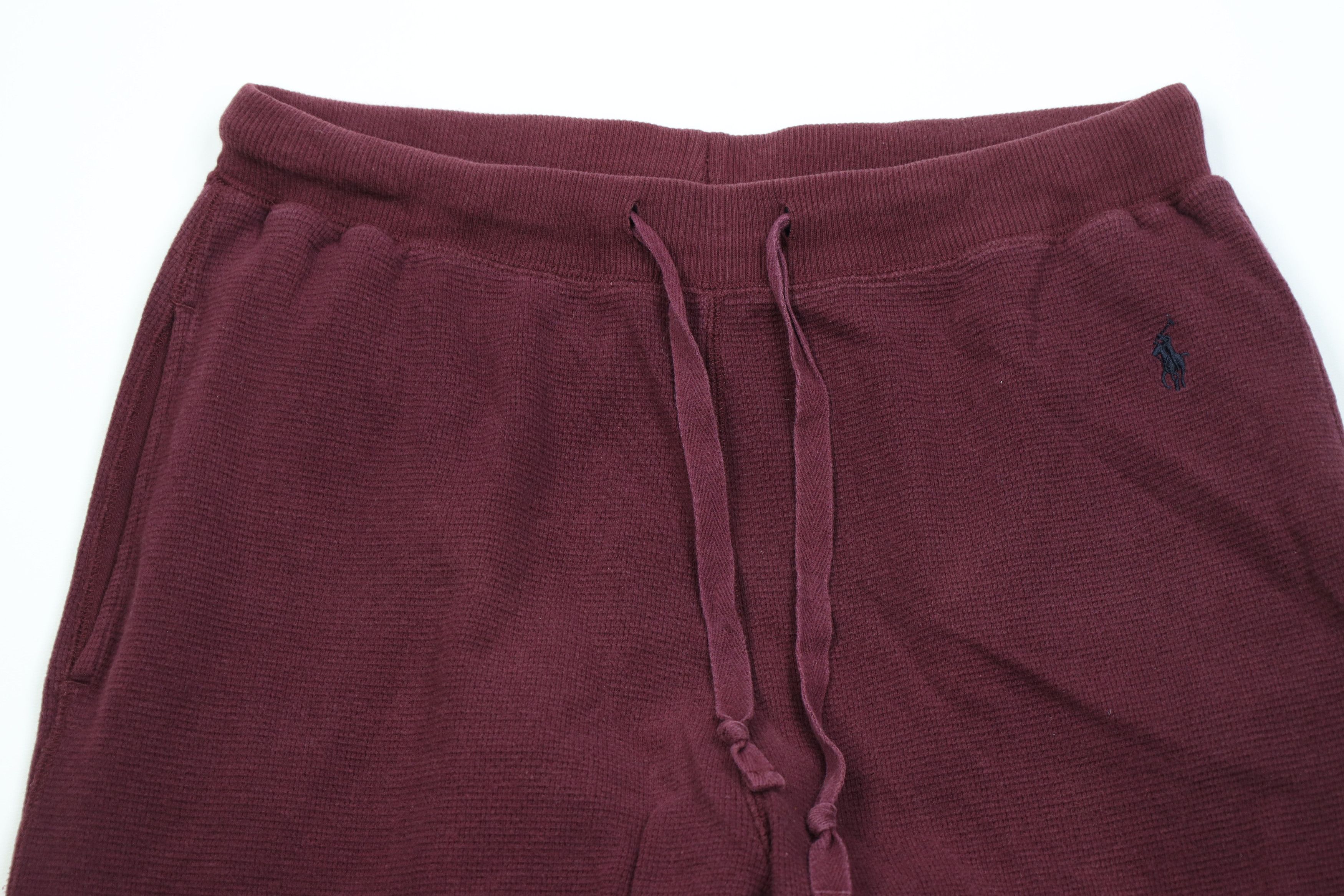 Ralph Lauren Vintage 90s Y2K Ralph Lauren Waffle Knit Wide Leg Pants Size US 34 / EU 50 - 2 Thumbnail
