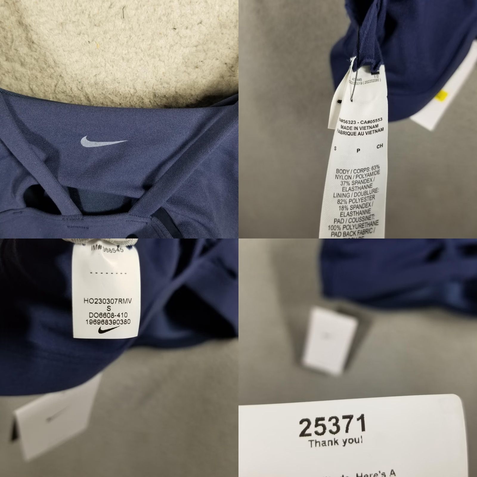 Nike Nike Alate Bra Womens Small Blue Strappy Training Athletic Top DO6608-410 Size S / US 4 / IT 40 - 8 Thumbnail