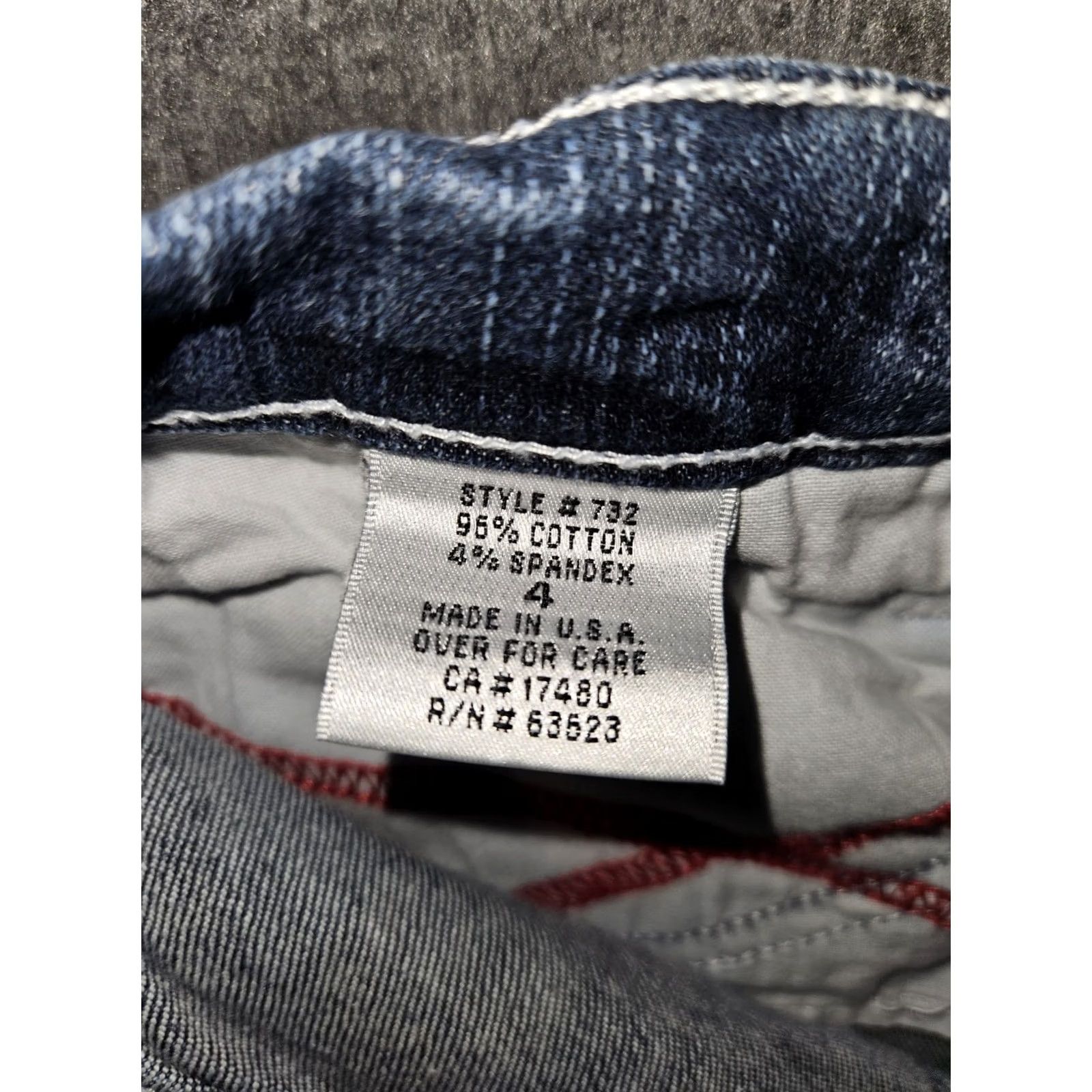 NYDJ NYDJ Tummy Tuck Straight Jeans Women's 4 Blue Mid Rise Stretch Preppy City USA Size 27" / US 4 / IT 40 - 4 Thumbnail