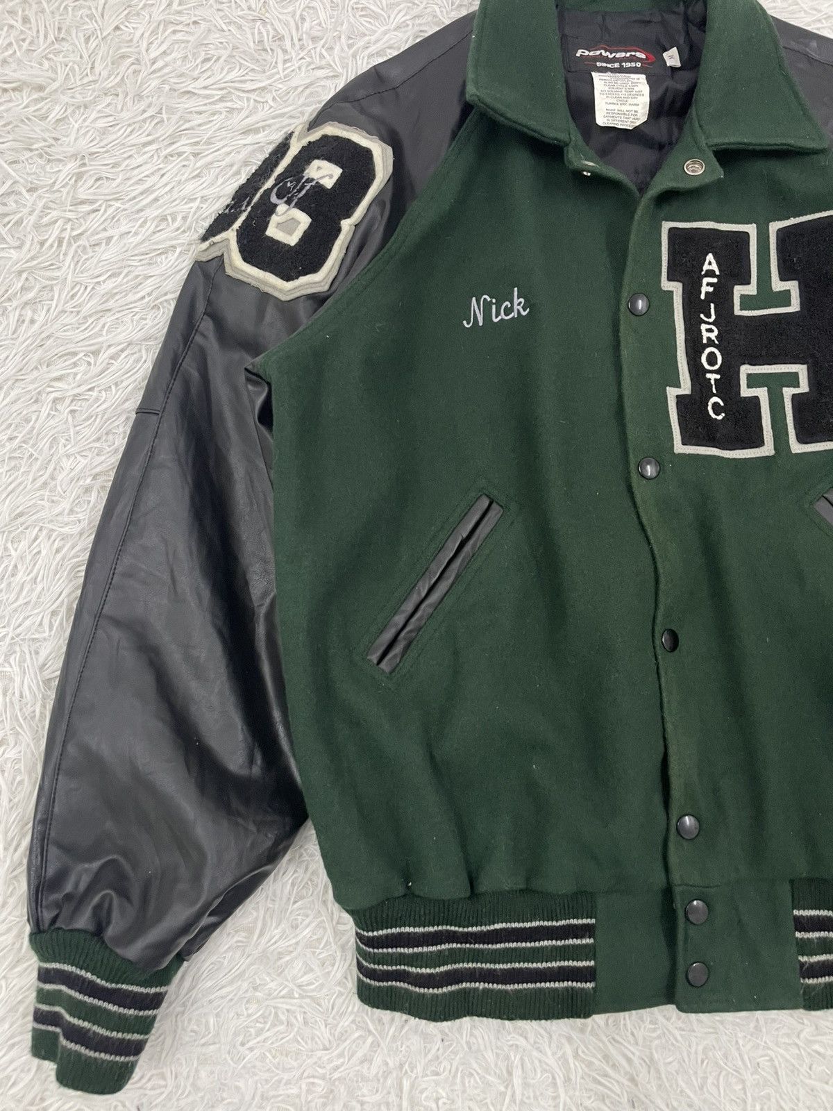 Japanese Brand AFJROTC Class Of 08 Varsity Jacket by Powers Size US M / EU 48-50 / 2 - 4 Thumbnail