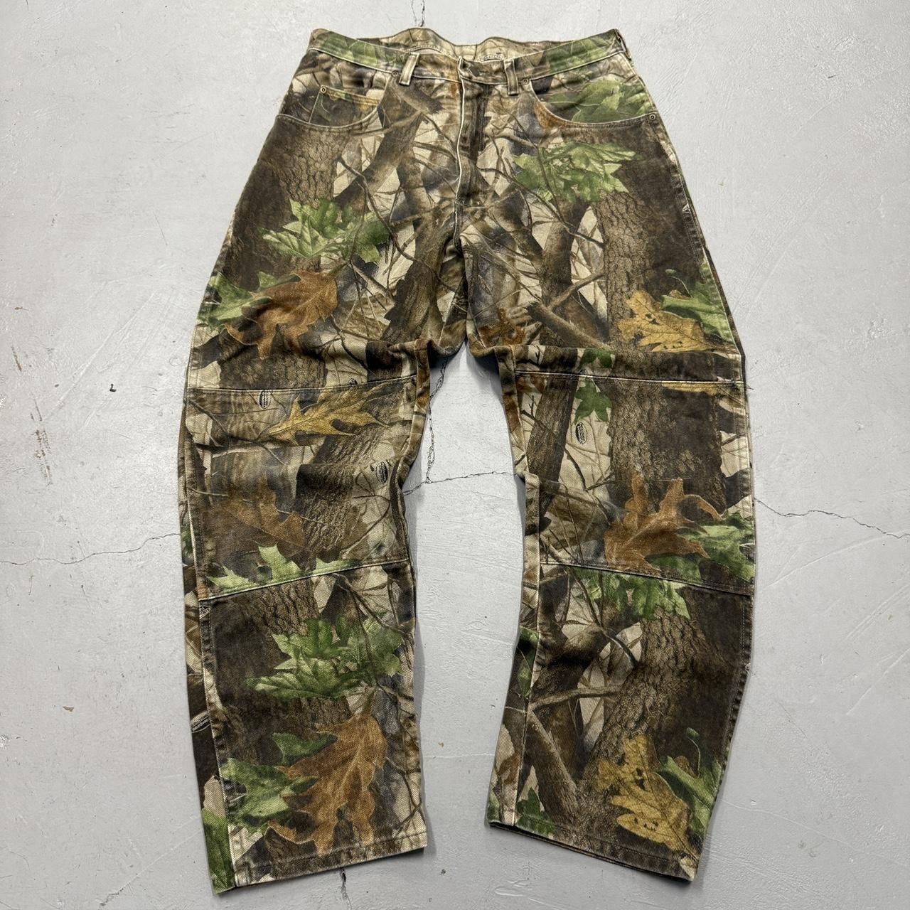 Wrangler Vintage Wrangler Baggy Camo Double Knee Pants 34 x 30 Size US 34 / EU 50 - 2 Thumbnail