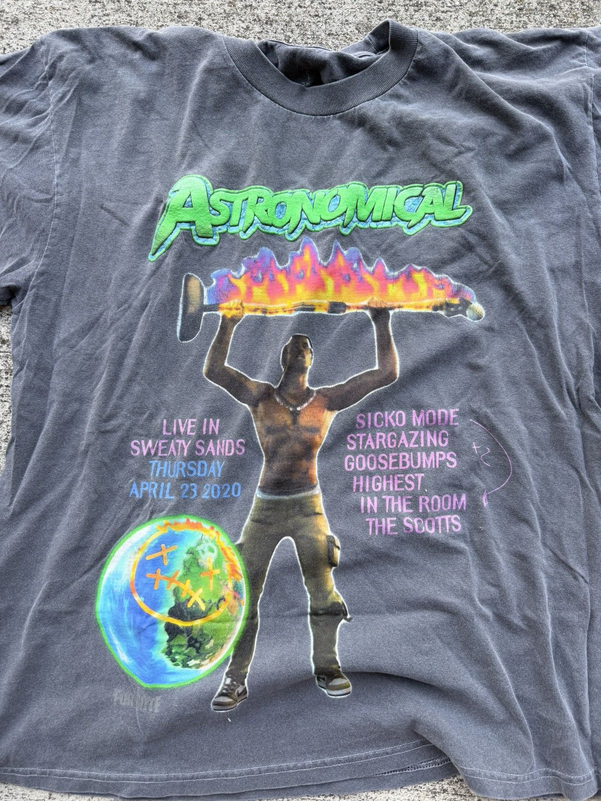 Travis Scott Astroworld Astronomical Tee L
