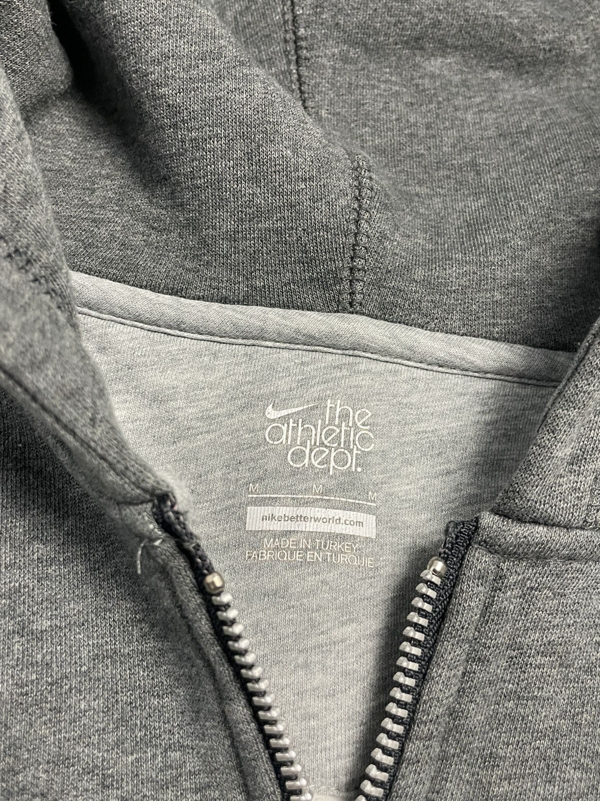 Nike Vintage Nike zip up hoodie mini logo swoosh Size US M / EU 48-50 / 2 - 6 Thumbnail
