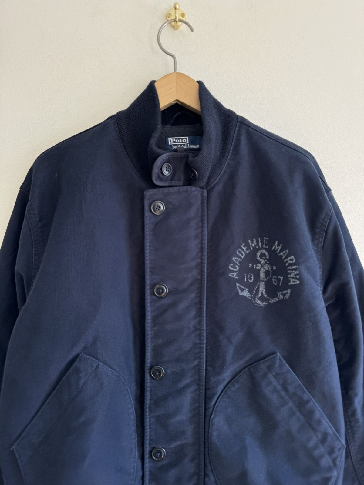 Polo Ralph Lauren × Ralph Lauren Polo Ralph Lauren Graphic Deck Jacket Mock Neck Bomber Size US L / EU 52-54 / 3 - 3 Thumbnail