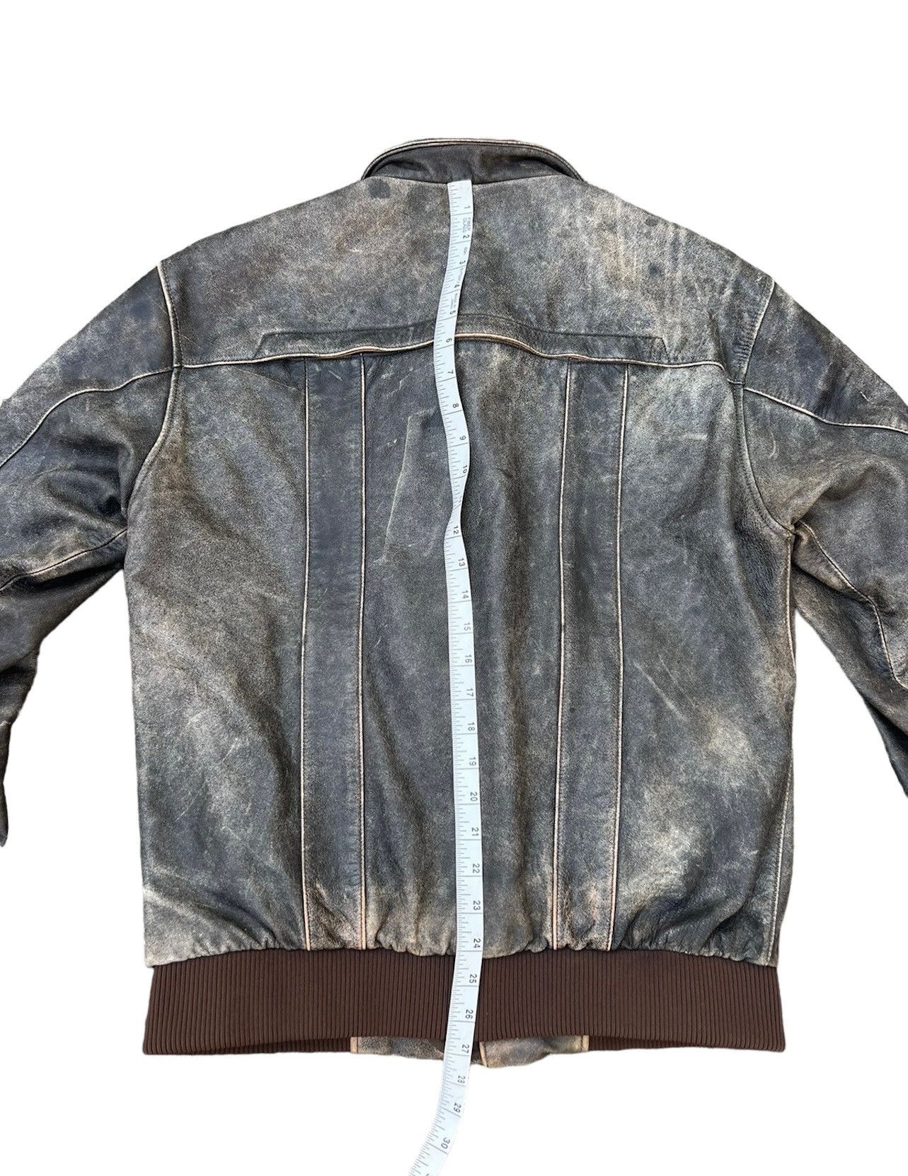 Leather Vintage Triumph Motorcycles Fade Patina Leather Jacket Size US L / EU 52-54 / 3 - 6 Thumbnail